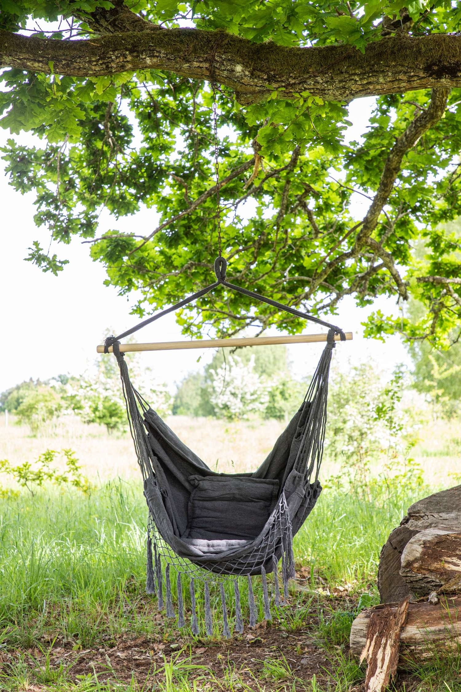 Culasi Hængekøje Stol - Bomuld, Grå