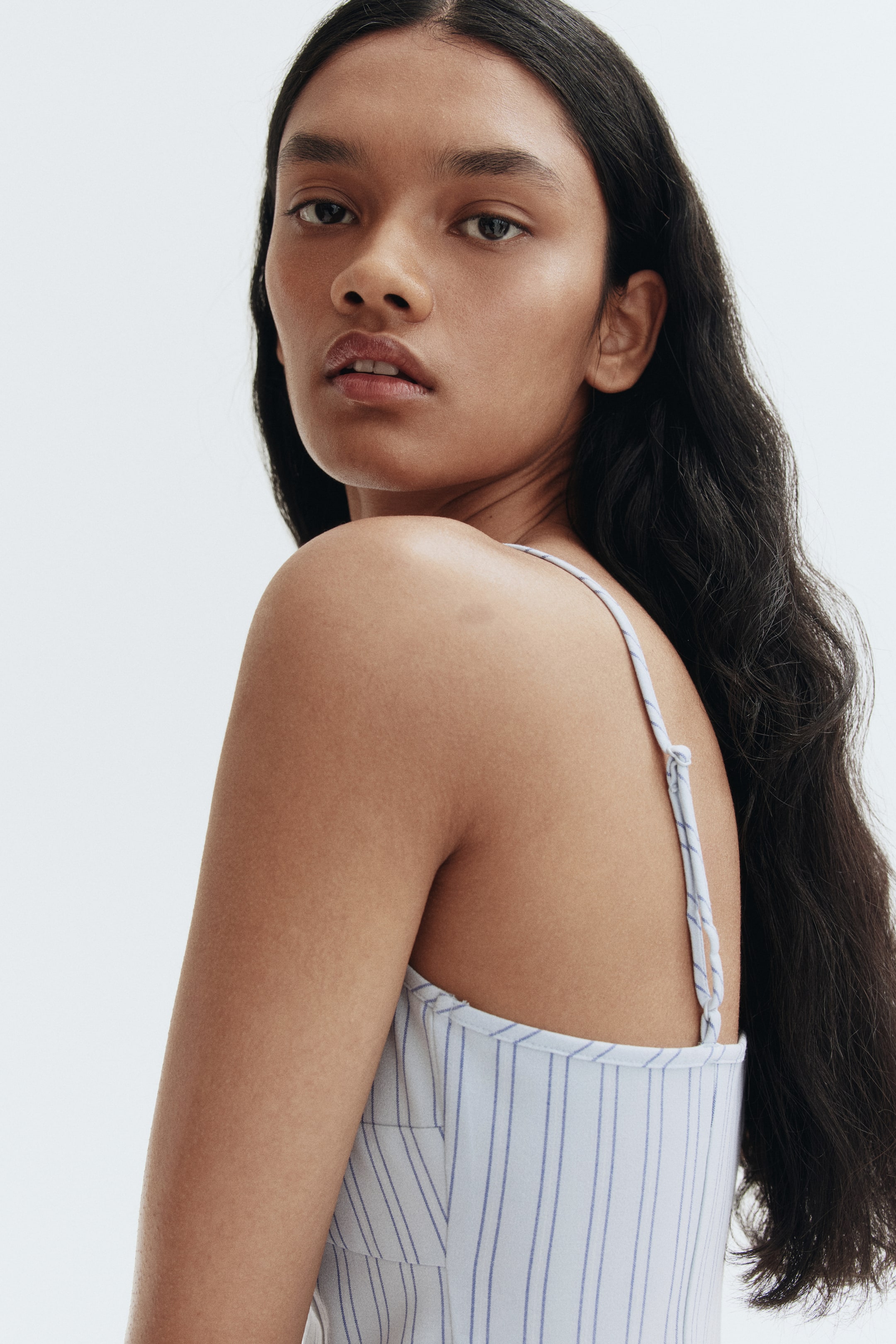 View larger image: Strappy top - Light blue/Striped - Ladies | H&M IN 4