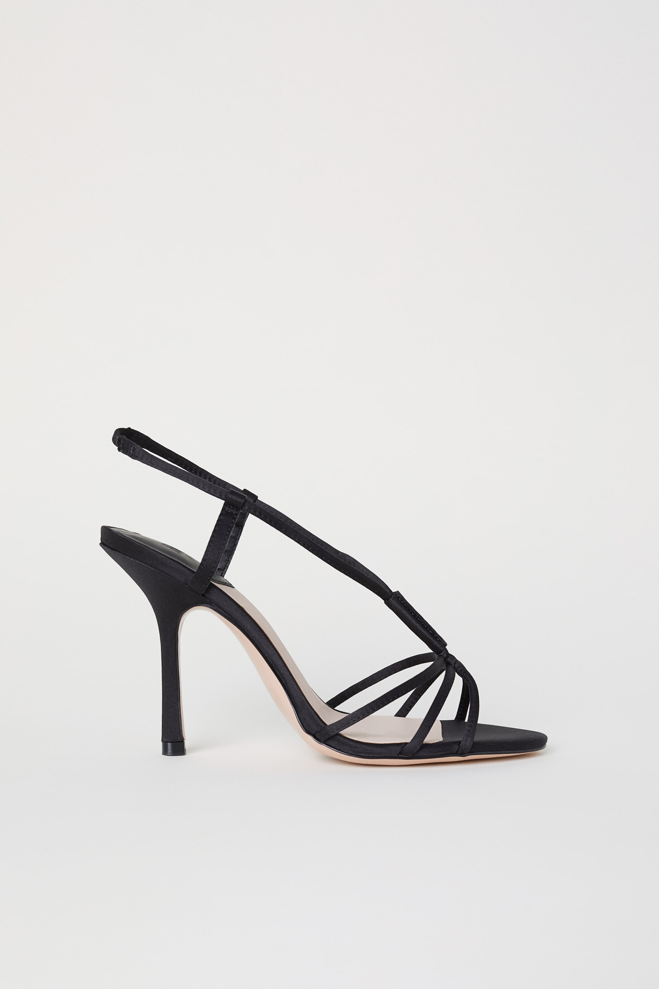 View larger image: Satin sandals - Black - Ladies | H&M IE 1
