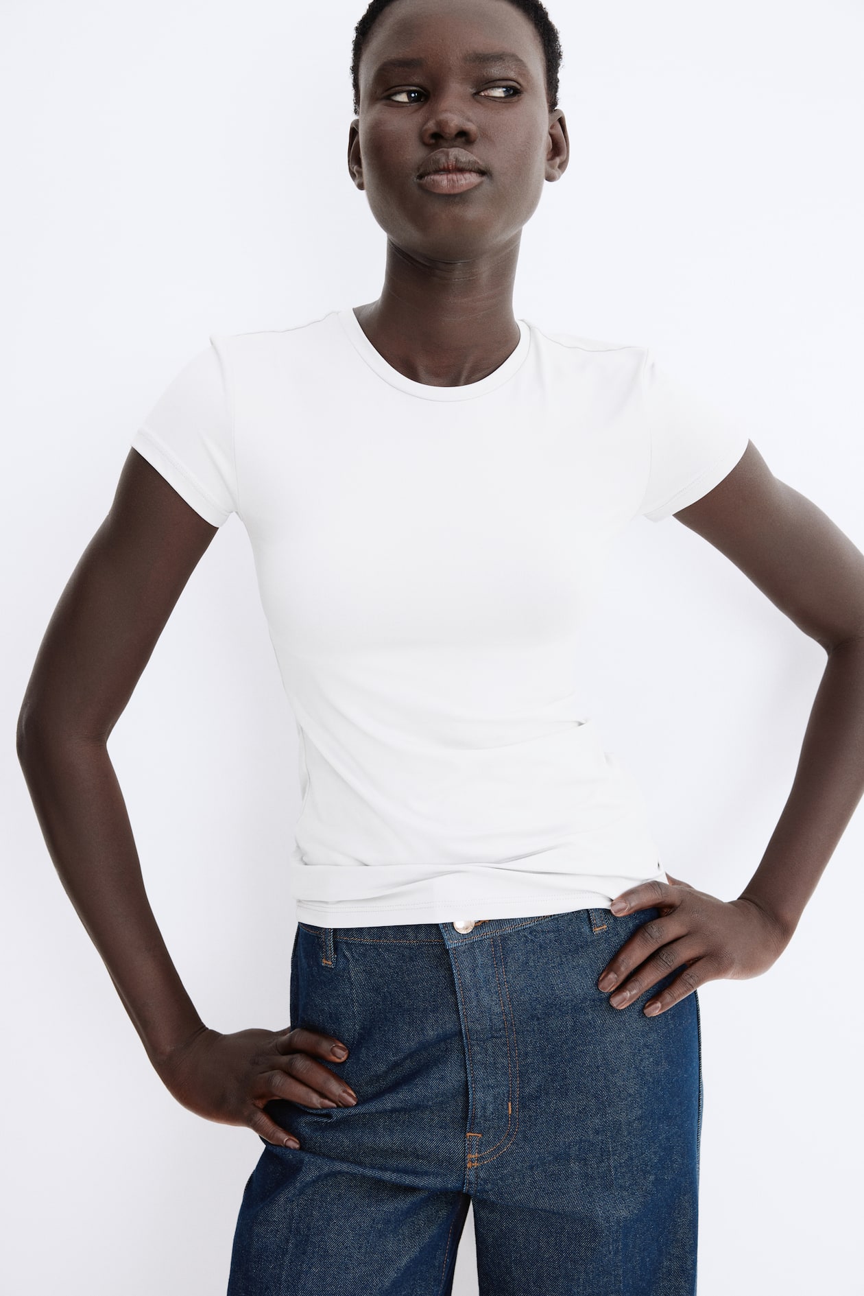 Fitted Microfiber T-shirt