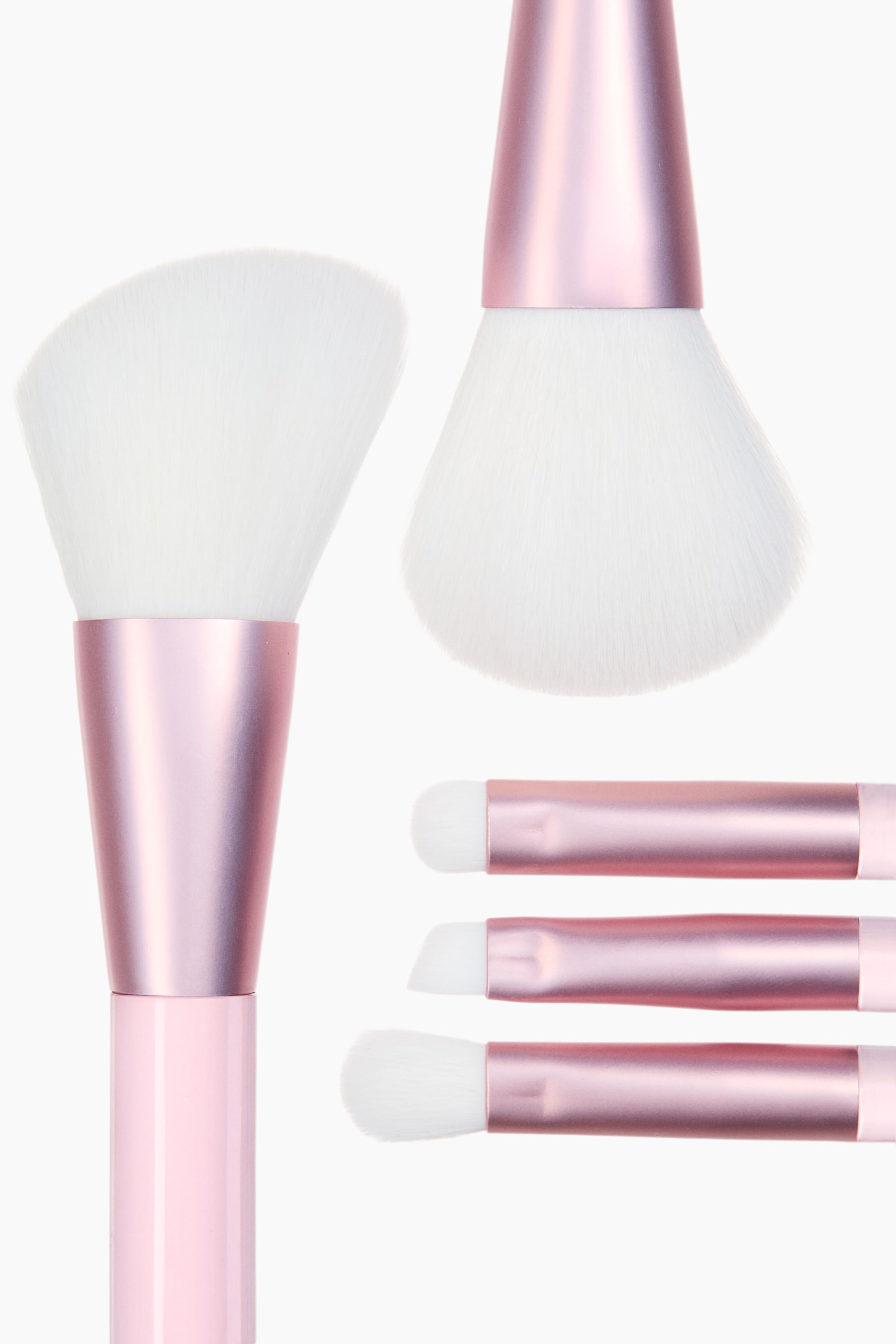 5-piece make-up brush set - Light pink - 2