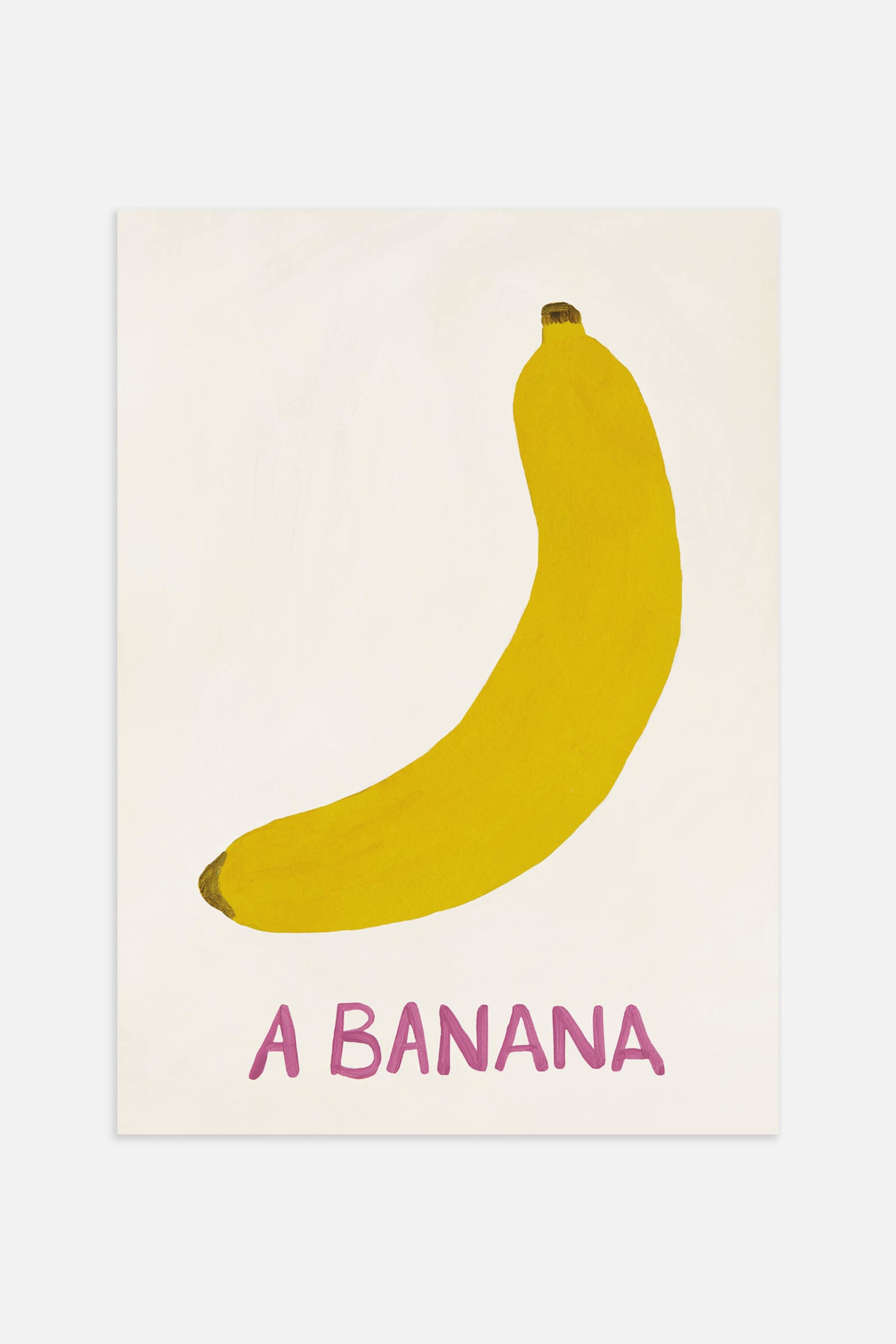 A Banana Poster - Yellow