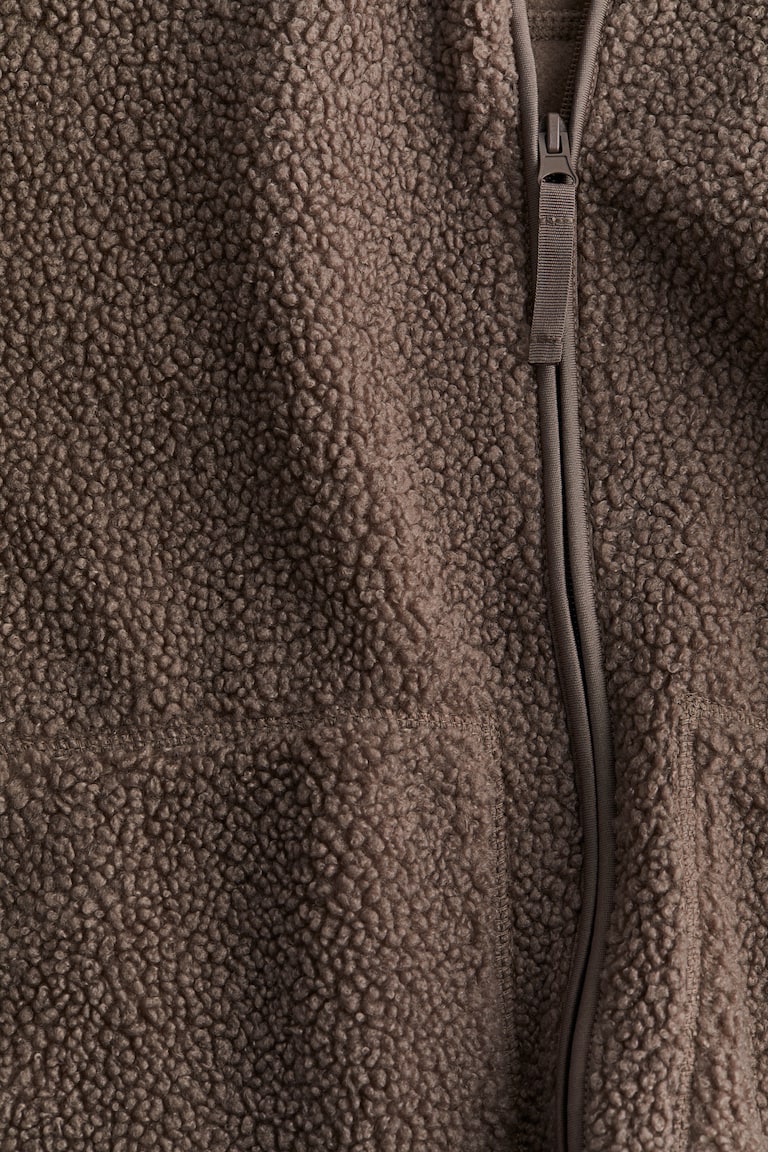 Teddy jacket Brown Ladies H&M GB