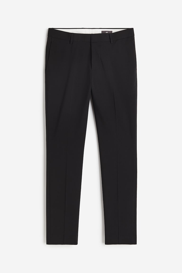 fitted lace wedding dress Calvin Klein Infinite Stretch Skinny-Fit Dress Pants in Black – Hornor &  Harrison main image 1
