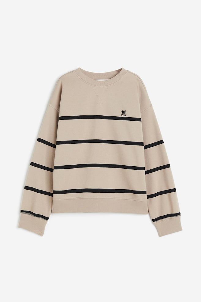 Sweatshirt - Beige/Striped/Light beige/Paris/White/Bow/Light grey marl/dc/dc/dc - 2