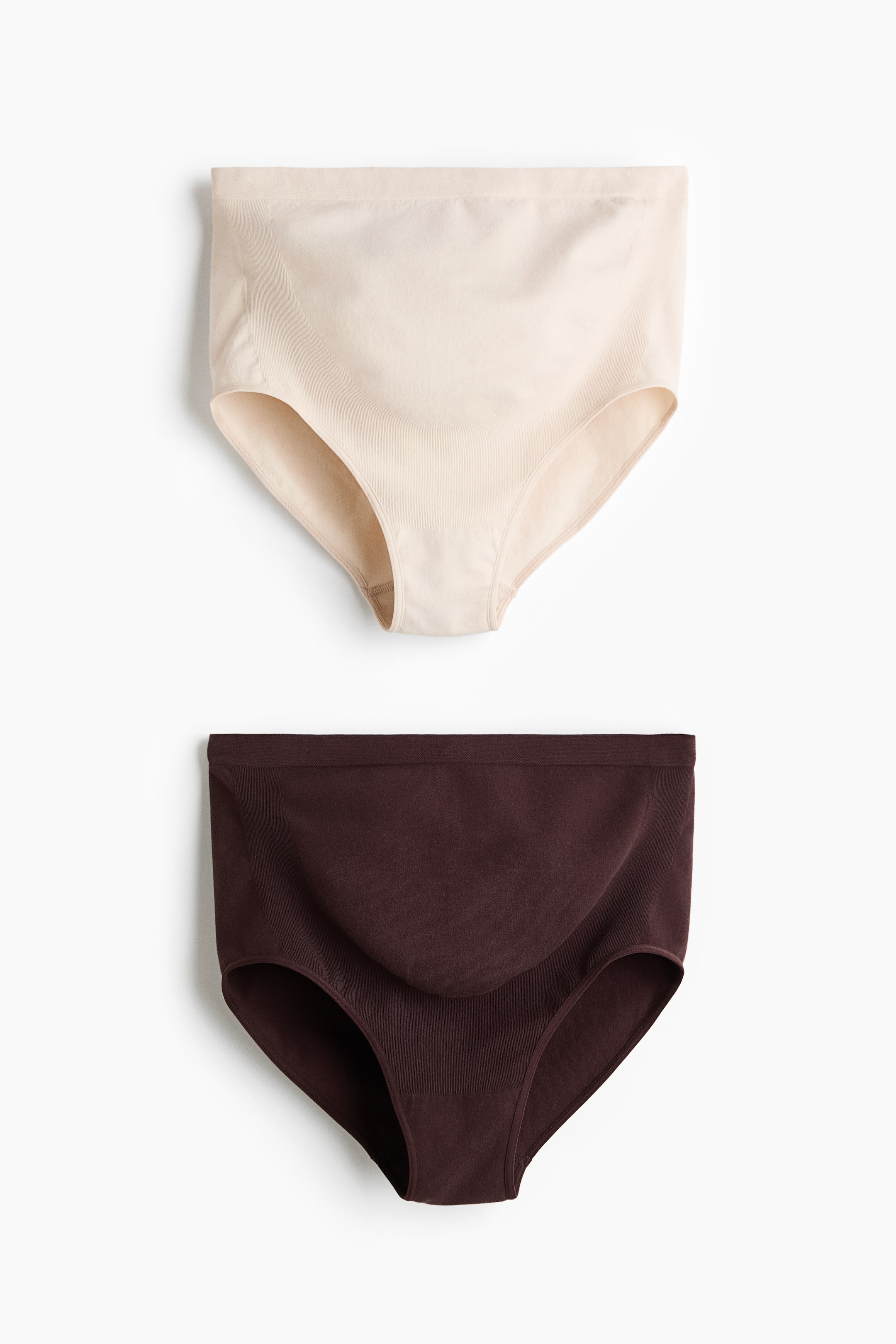 MAMA 2-Pack Seamless Cotton-Blend Briefs