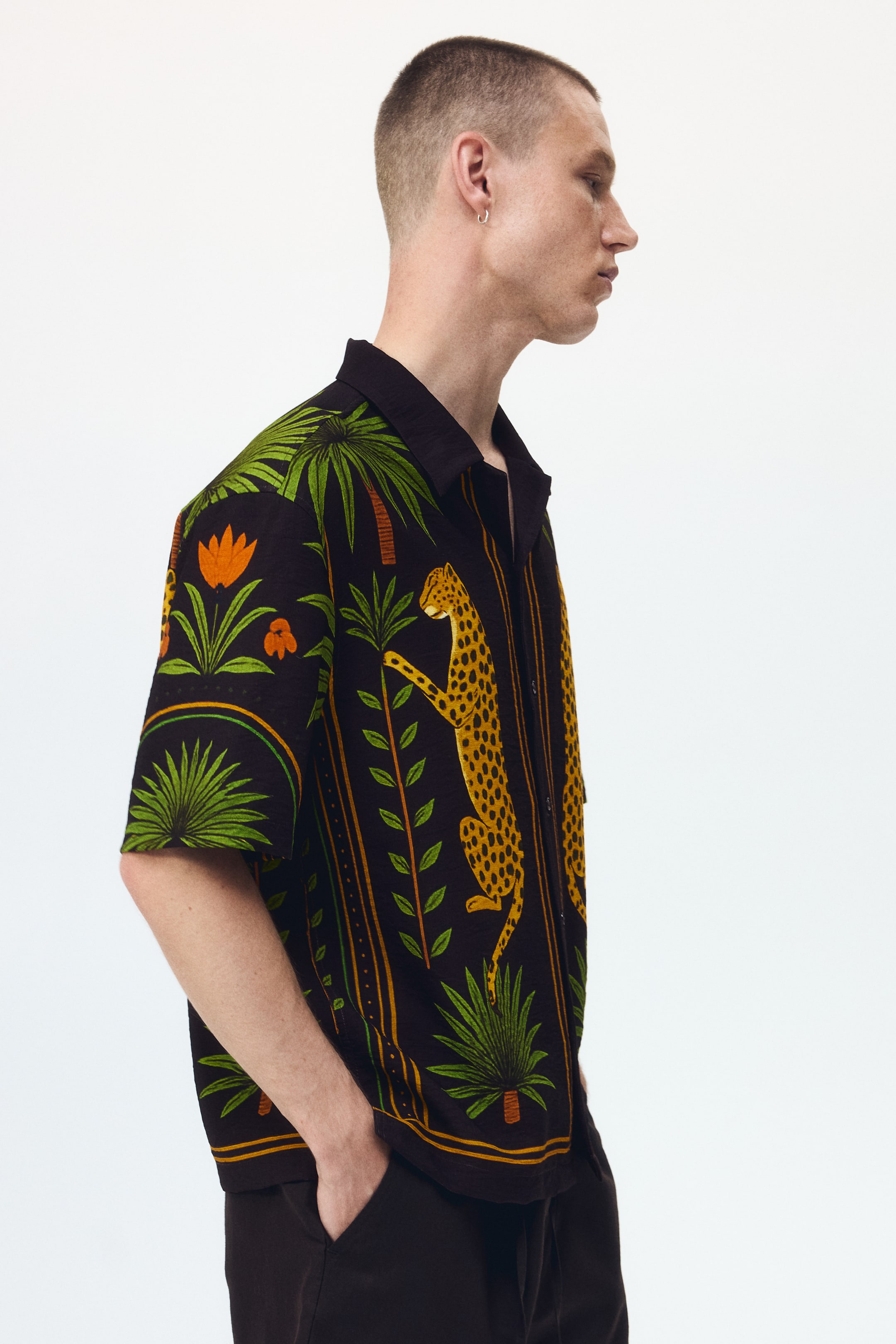 Relaxed-Fit Printed Resort Shirt