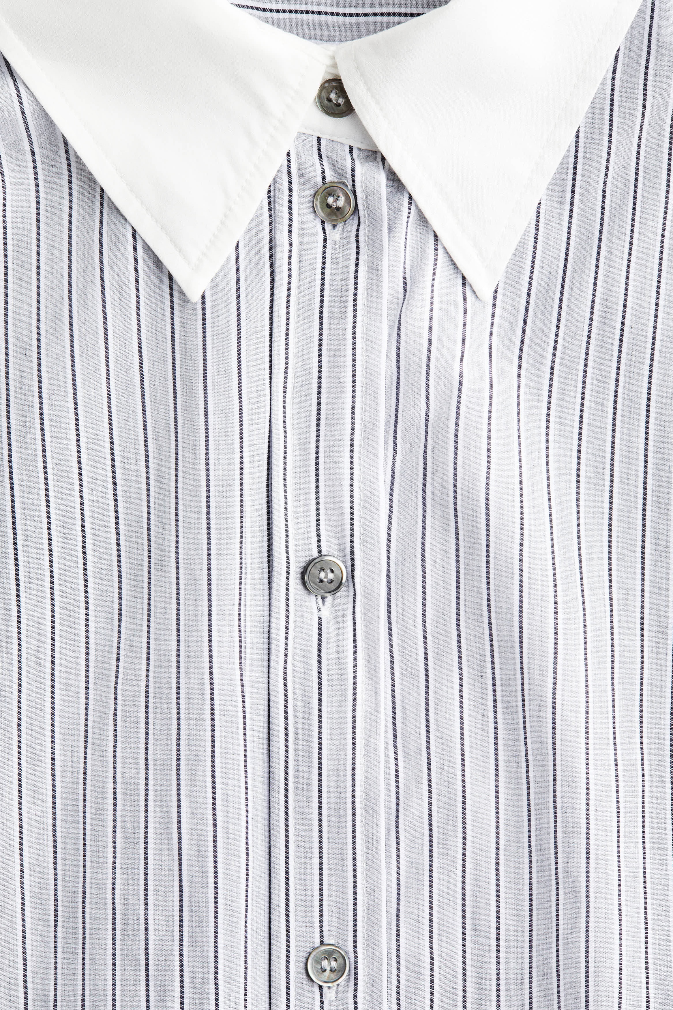 Oversized poplin shirt