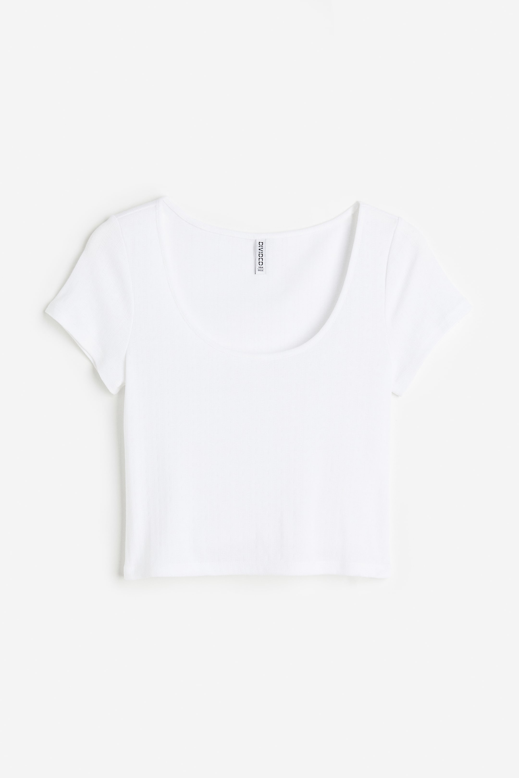 H&M+ Pointelle Jersey Top