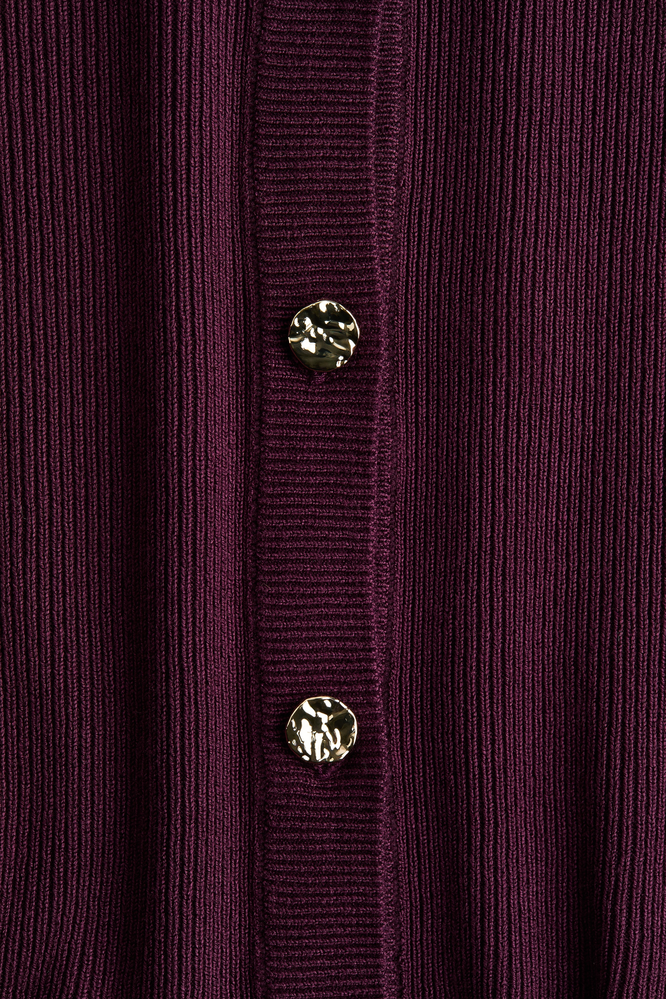 Frill-trimmed cardigan