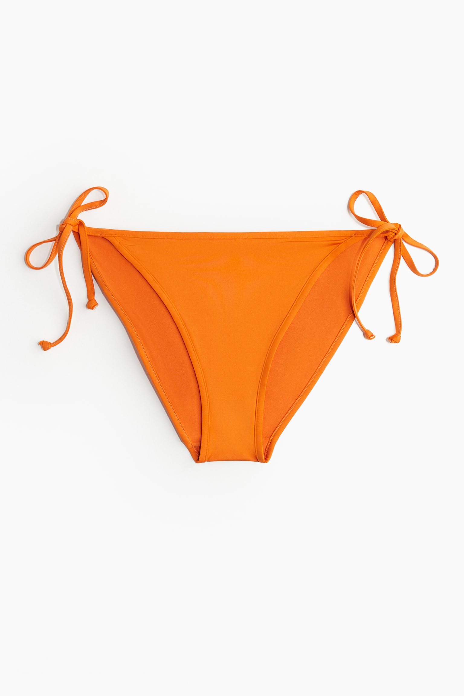 Tie-Tanga Bikinihose - Orange/Dunkelbraun/Schwarz/Mattblau/Schwarz/Beige gemustert - 2