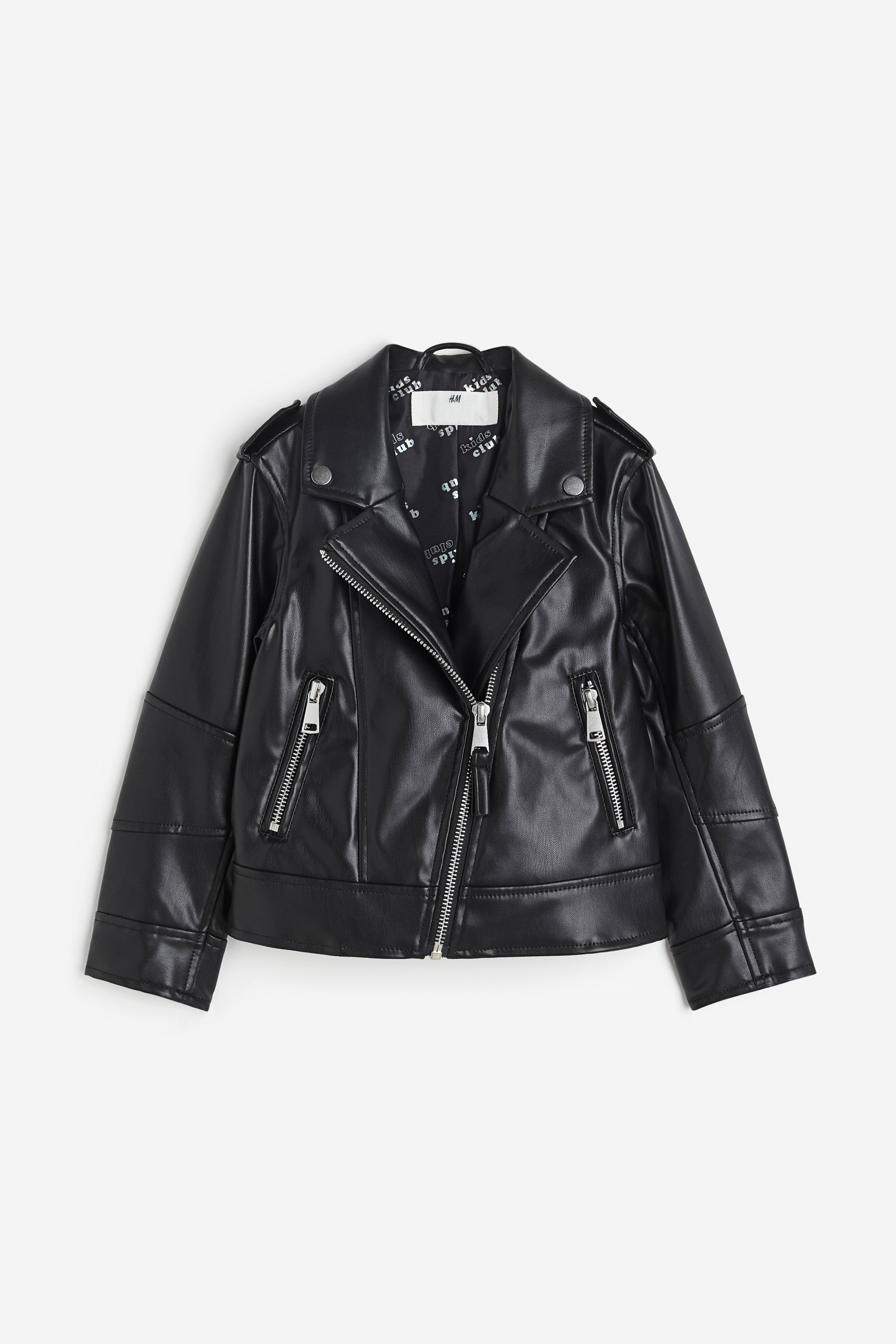 Biker Jacket Black Kids H M US