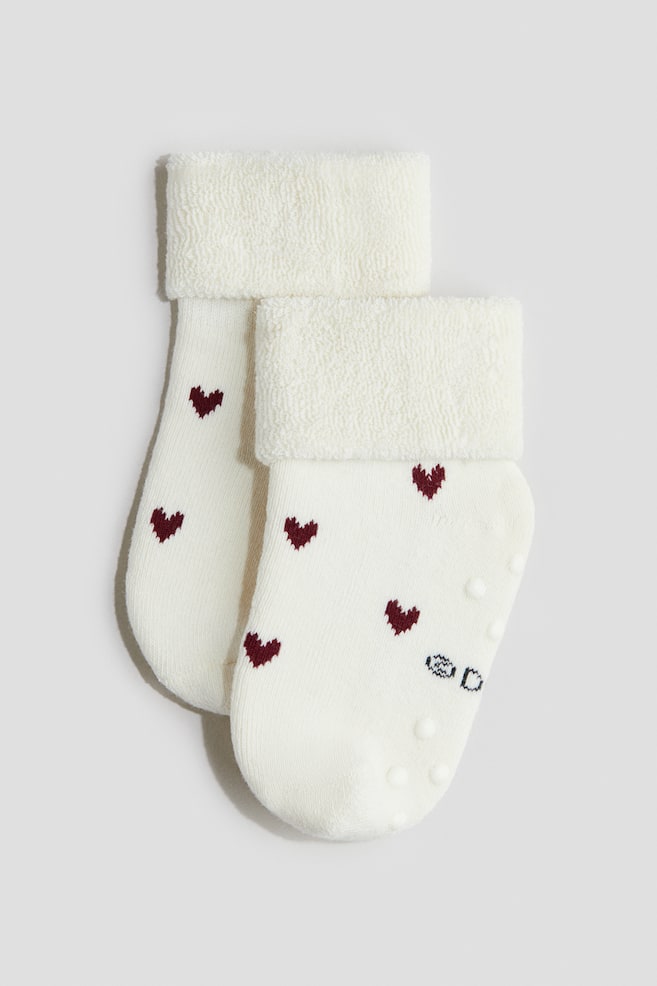 Set de 3 perechi de șosete flaușate-Roz-deschis/Minnie Mouse - 2