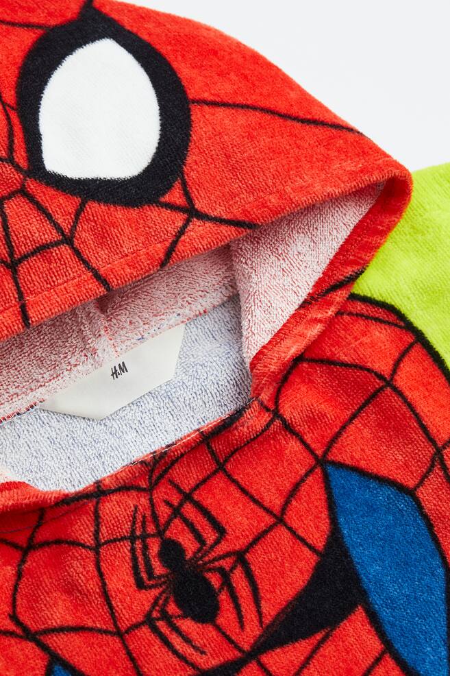Printed poncho towel - Blue/Spider-Man - 2