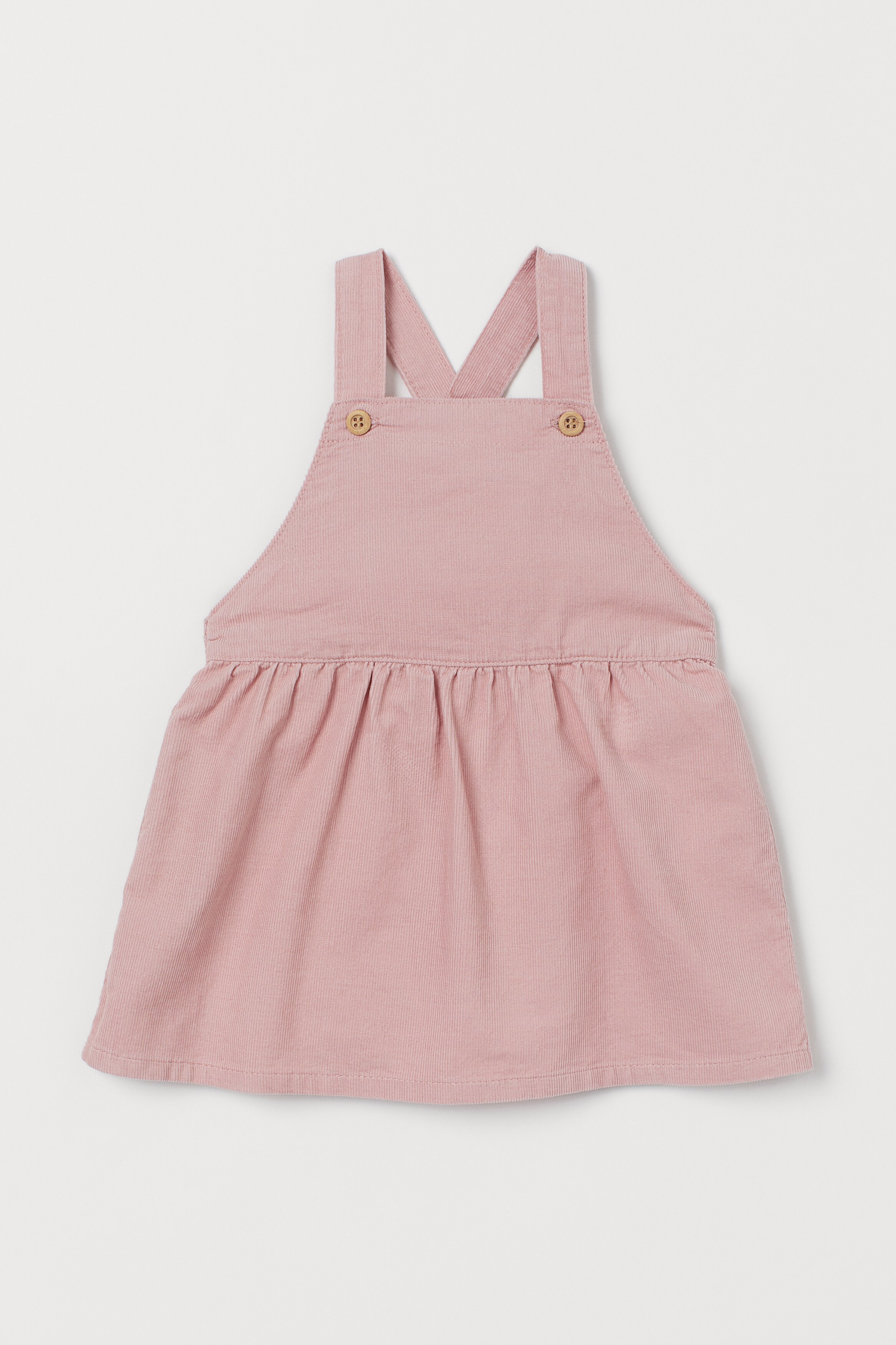 Corduroy dungaree dress