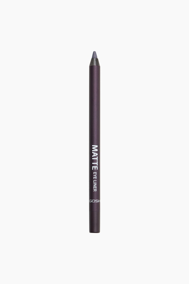 Matte Eye Liner - Black Violet/Chocolate Brown/Mole/Classic Grey/Ocean Mist/Nude/Midnight Blue/Matt Black/Forest Green/Grey/True Violet/Dover White/Caribbean/Mocha/Crazy Blue/Alligator/Mahogany/Olive Green/Dusty Violet - 1