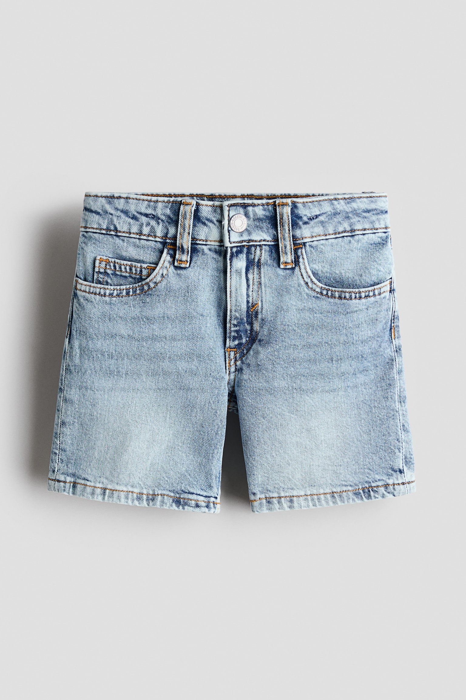 Denim Shorts - Pale denim blue