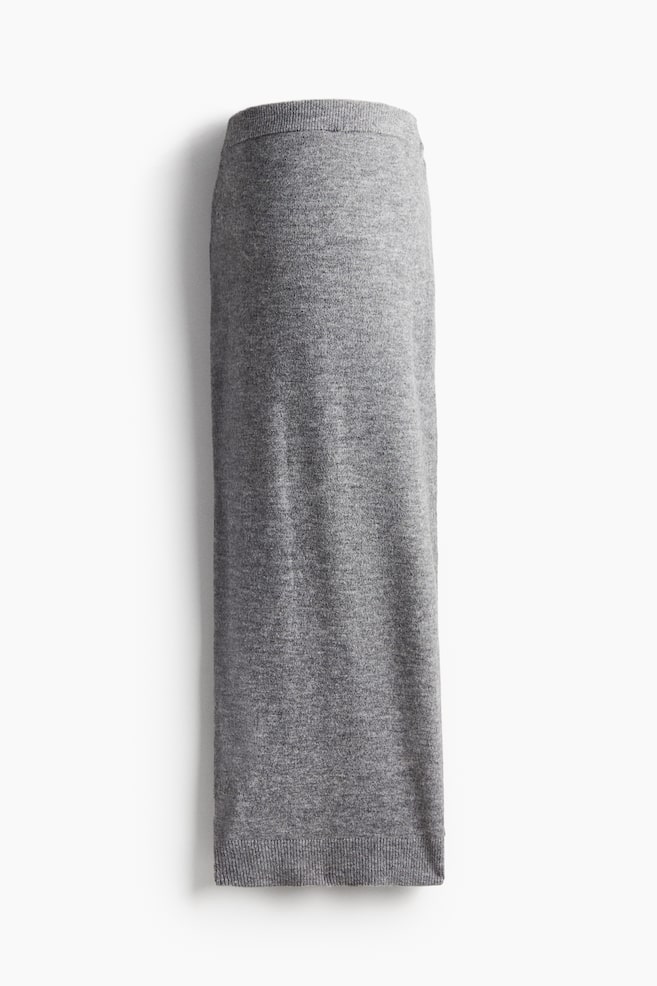 MAMA Knitted skirt - Grey marl/Black/Brown/Light beige marl/Cream - 1