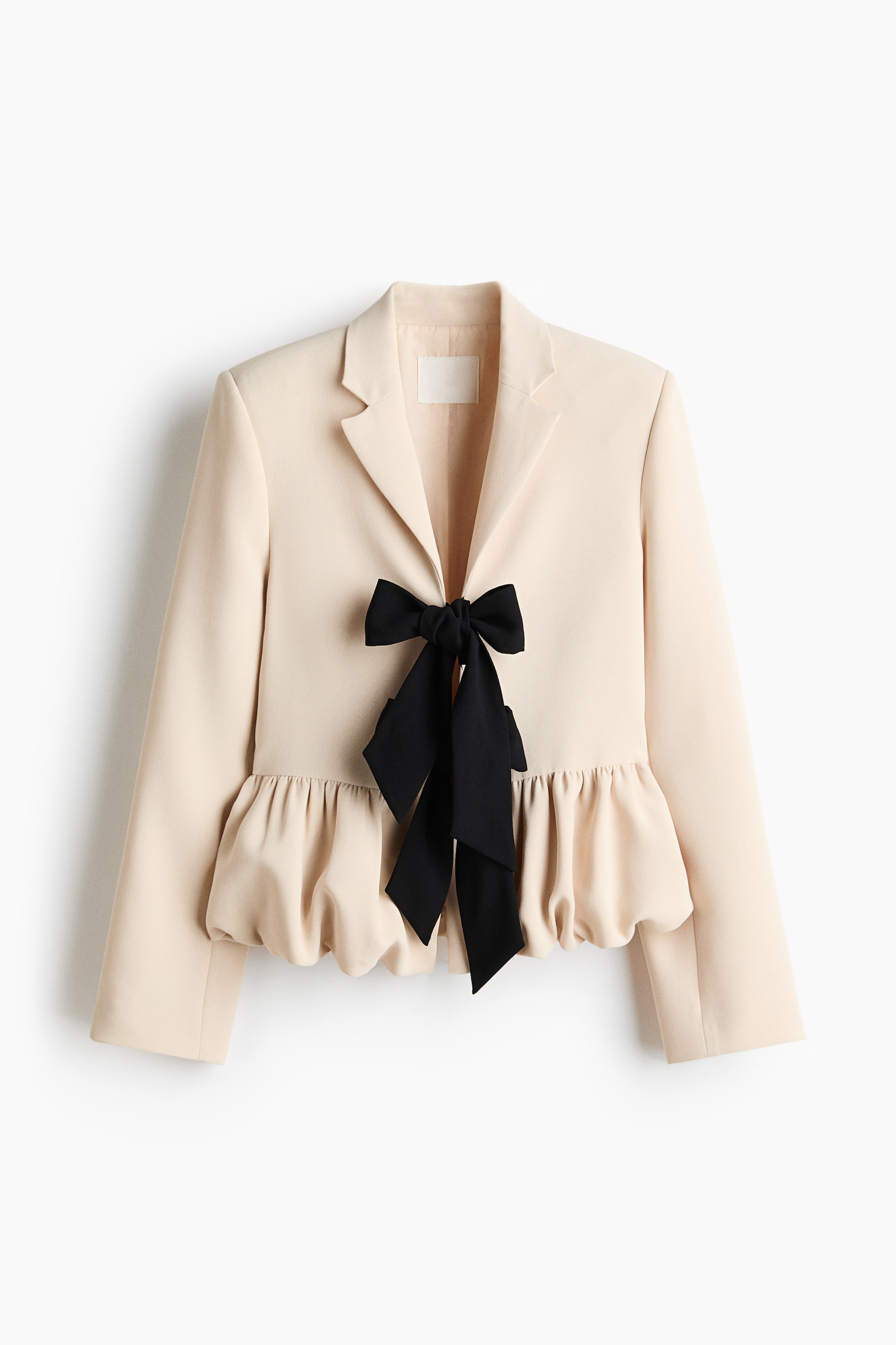 View larger image: Bubble-hem blazer - Light beige - Ladies | H&M IE 4