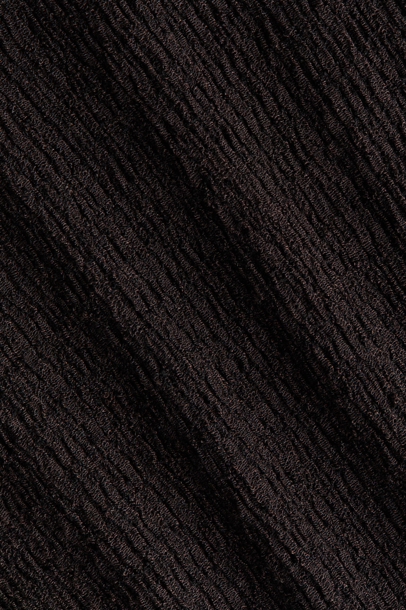 Crinkled pull on-bukser - Mørkebrun - 4