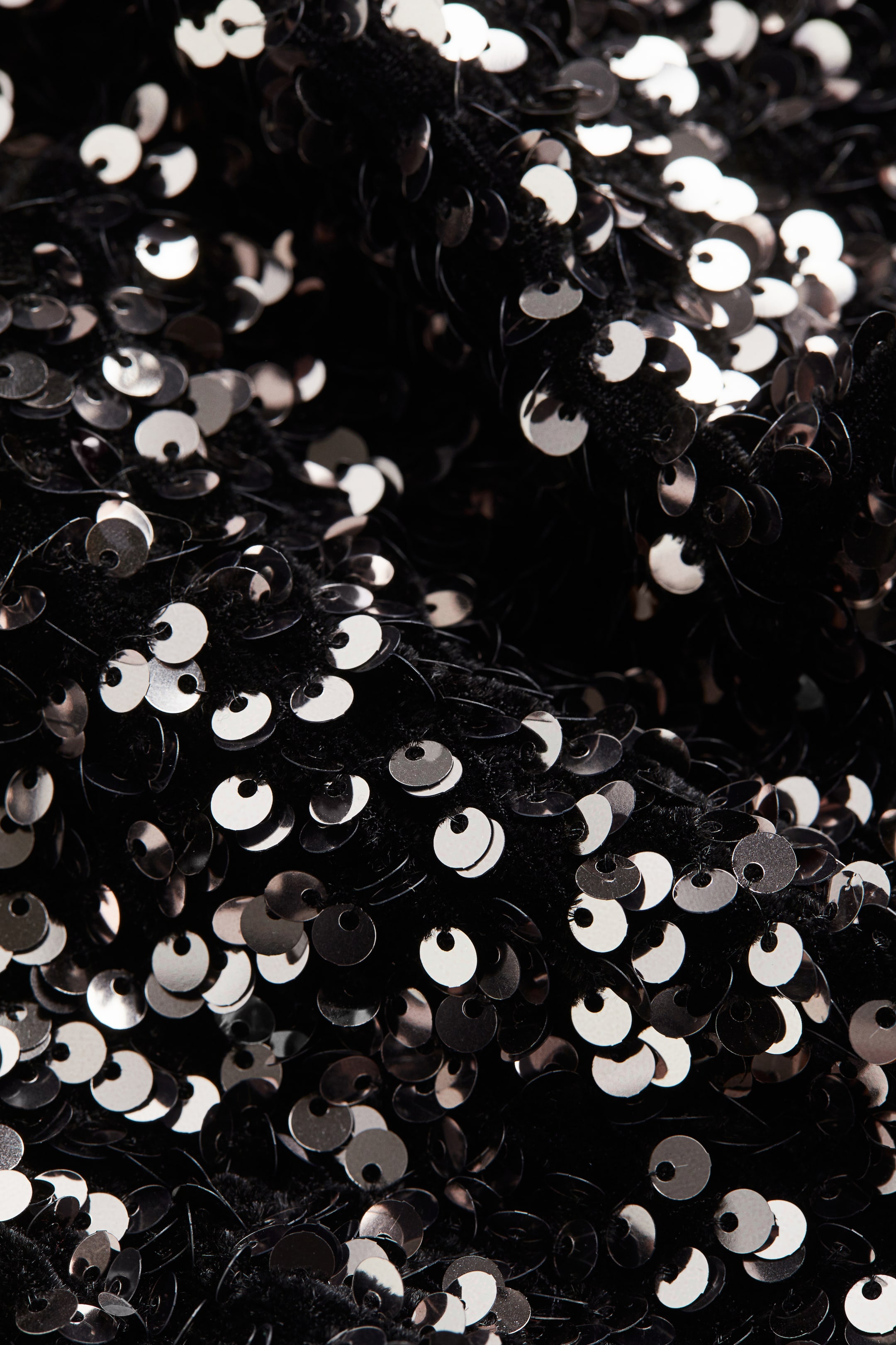 View larger image: Cropped Sequin Top - Silver colour - Ladies | H&M AU 2