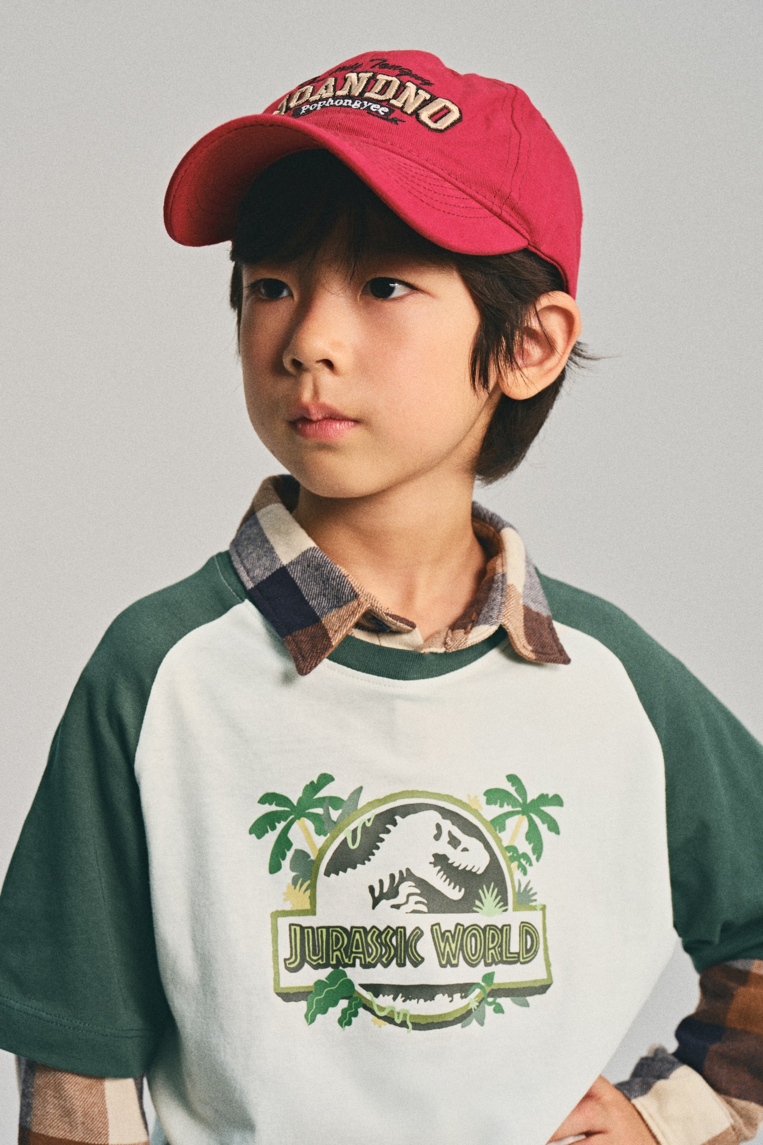 Áo thun cotton in hoạ tiết - Màu trắng/Jurassic World - 6