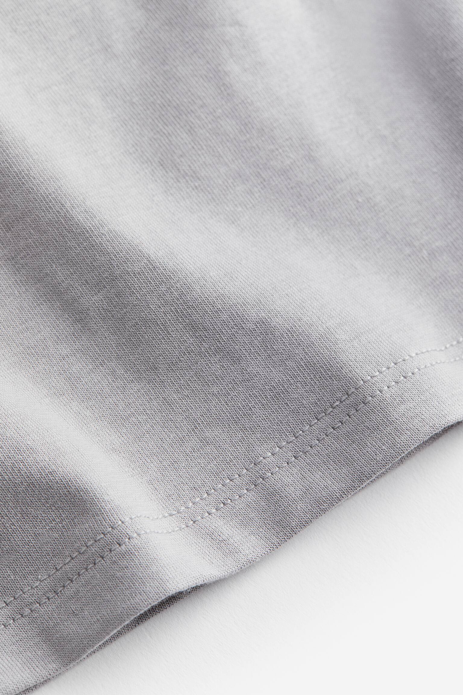 Áo dài tay - Màu xám nhạt/Màu xanh dương - 2