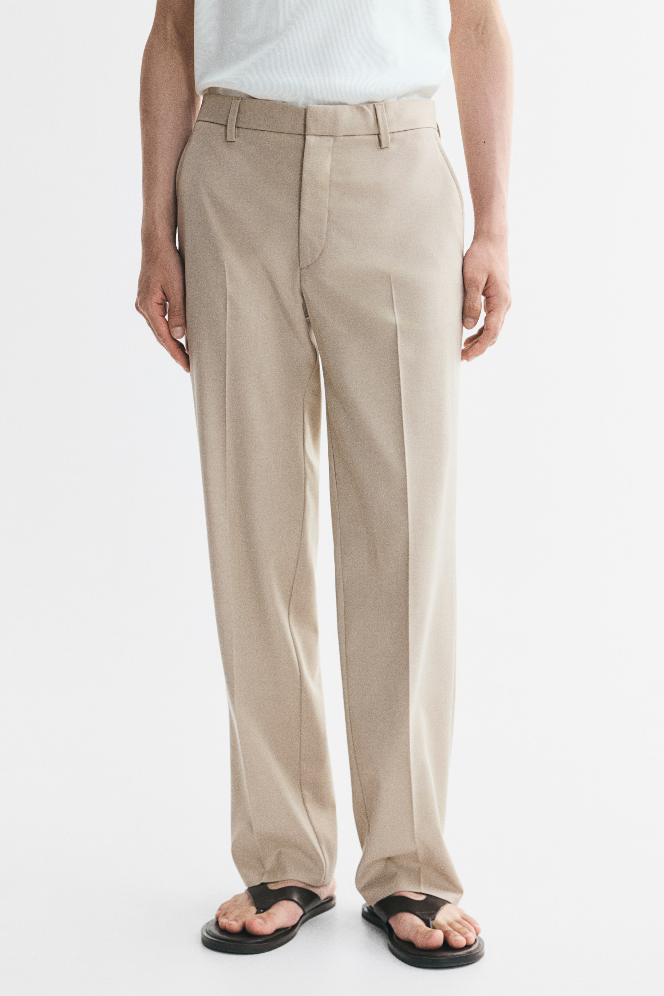 Regular-Fit Tailored Pants