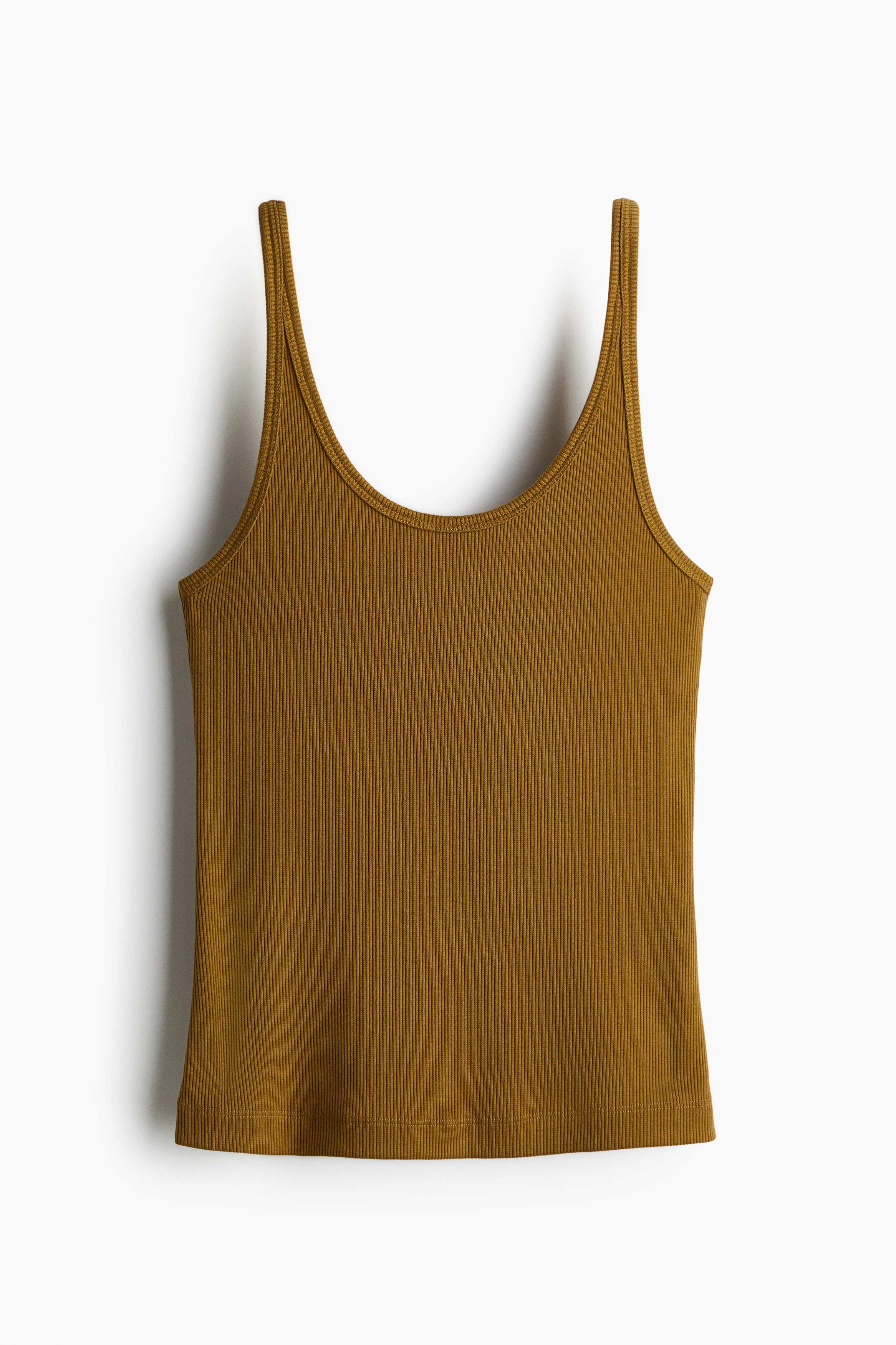 Rib Tank - Olive green/Rust red/Black/White