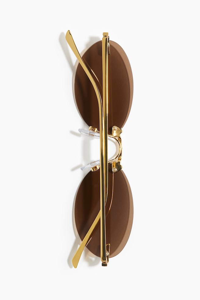 Oval sunglasses - Brown - 4