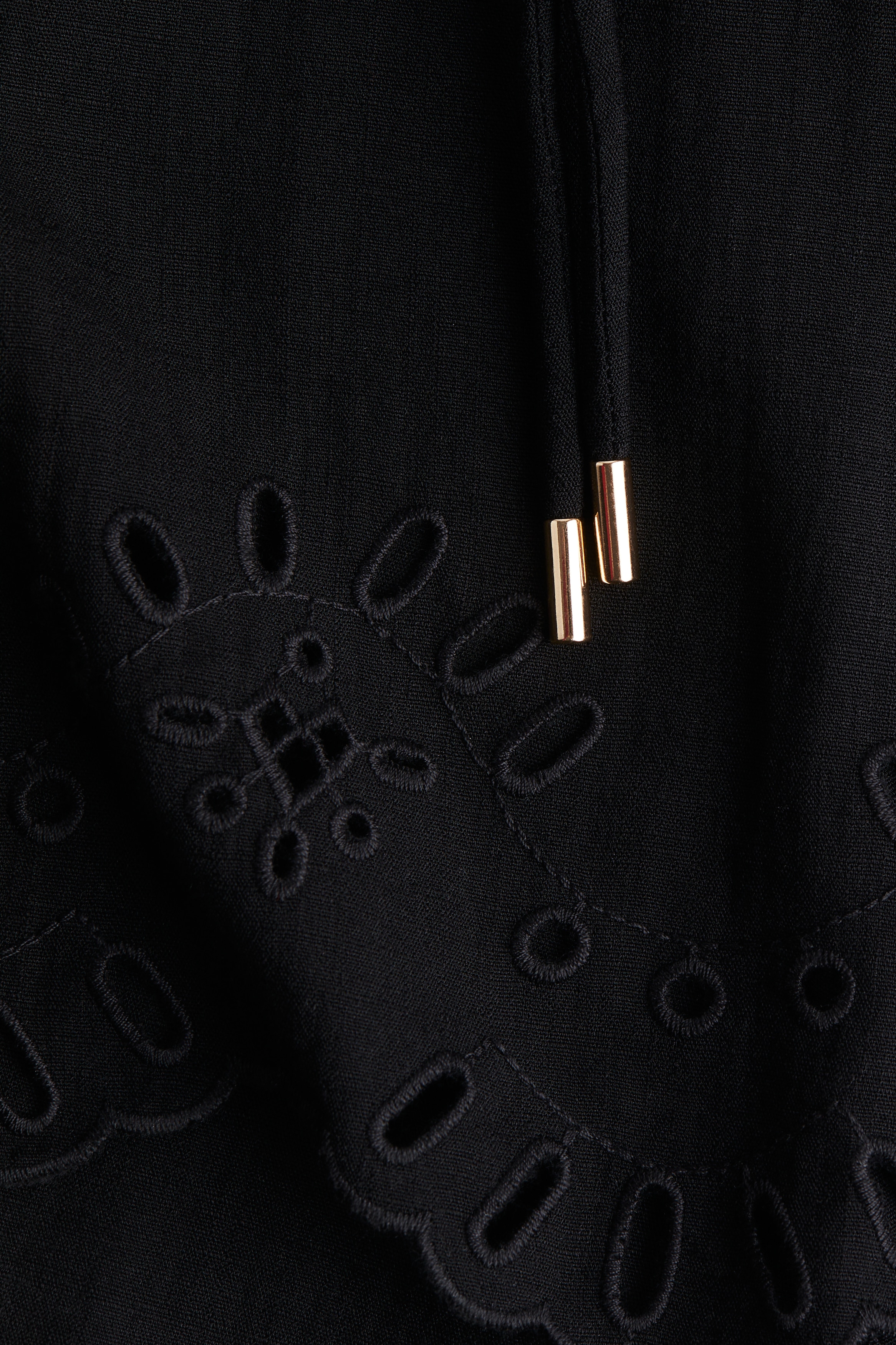 Broderie anglaise shirt dress