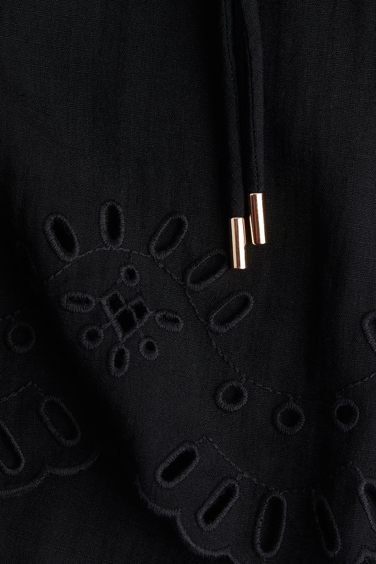 Shirt Dress with Eyelet Embroidery - image 2