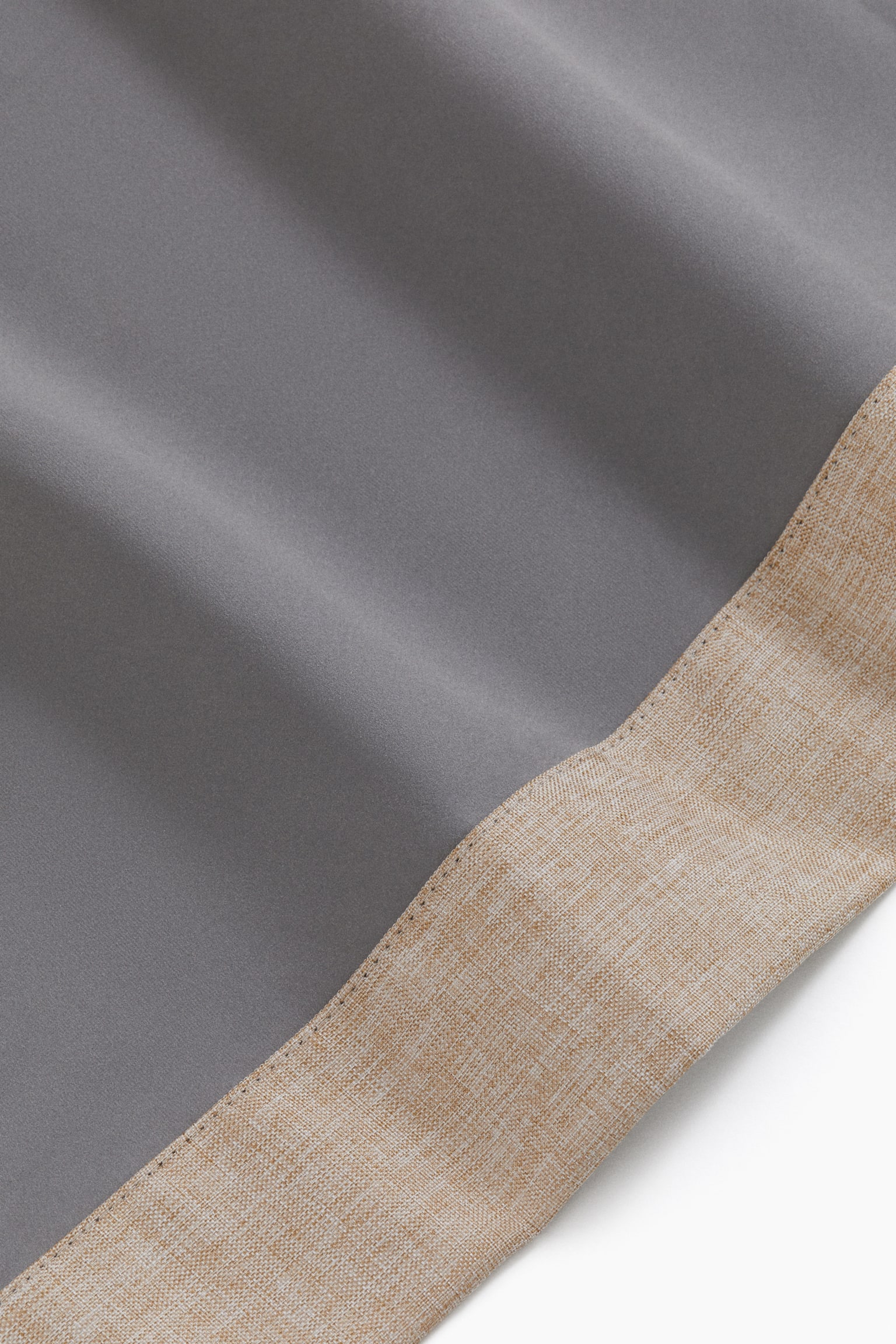 Blackout curtain length - Beige/Grey - 2