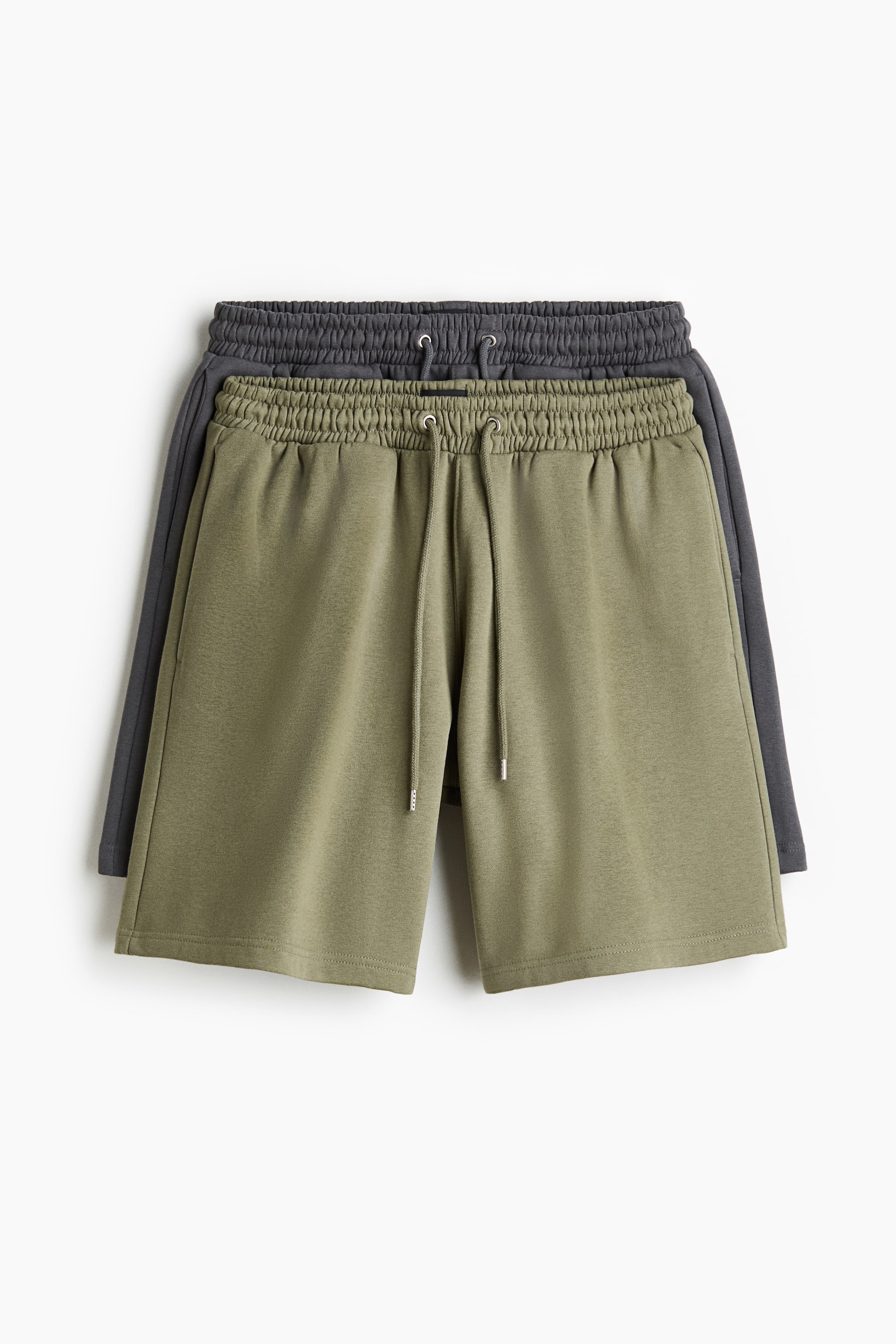 Agrandir l'image: Lot de 2 shorts Regular Fit - Vert kaki - HOMME | H&M BE 1