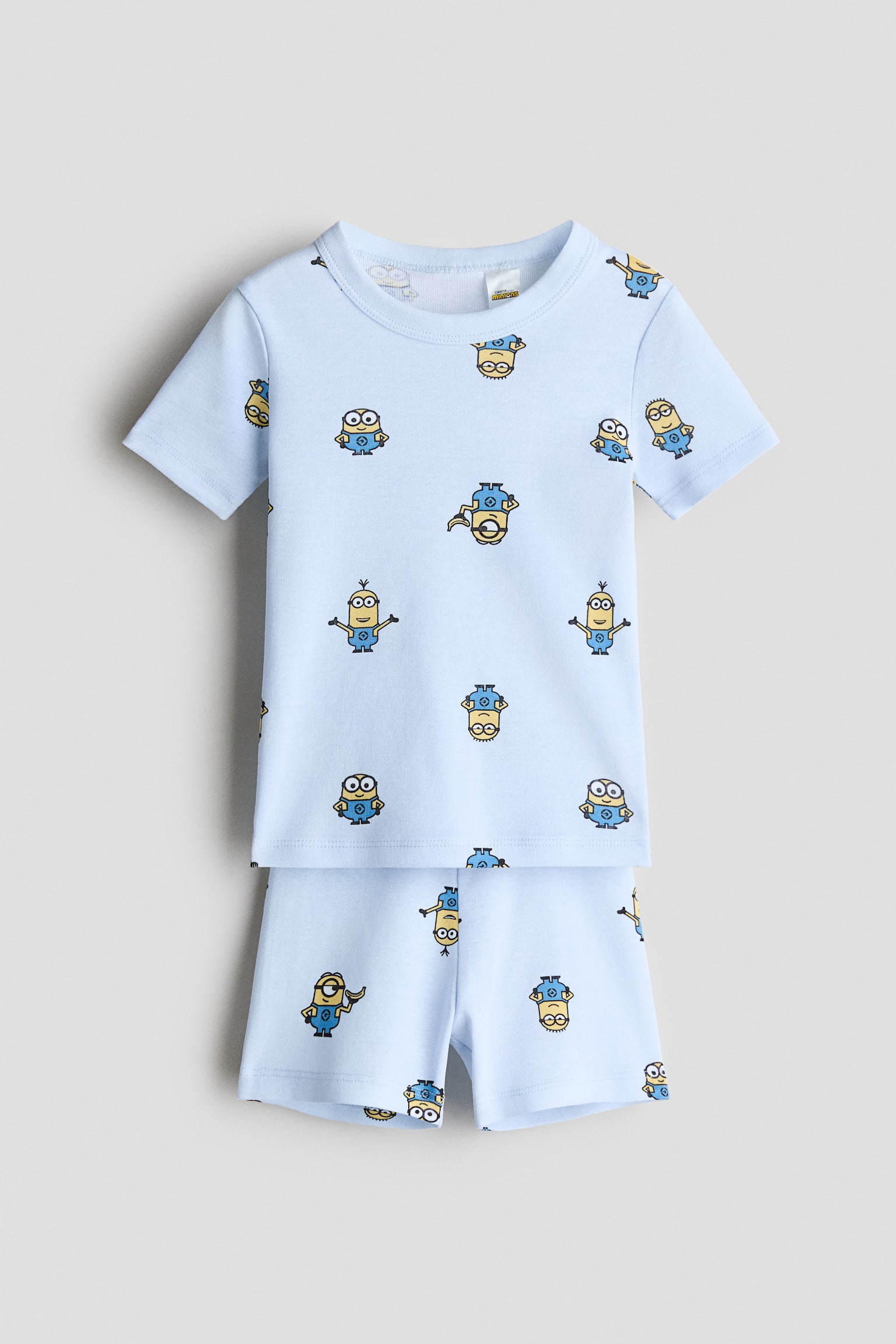 Snug Fit Cotton Jersey Pajamas - Light blue/Minions/Navy blue/Spidey/Gray melange/Marvel Comics/Cream/Pokémon/Light blue/PAW Patrol/White/Sonic the Hedgehog/Light dusty green/PAW Patrol/Dusty blue/Superman/Blue/Pokémon