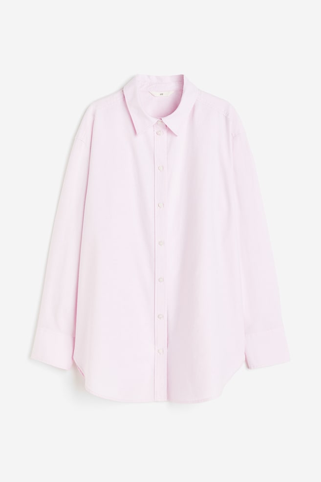 Oxfordskjorte - Lys rosa/Hvid/Lyseblå/Blå/Stribet/dc - 2