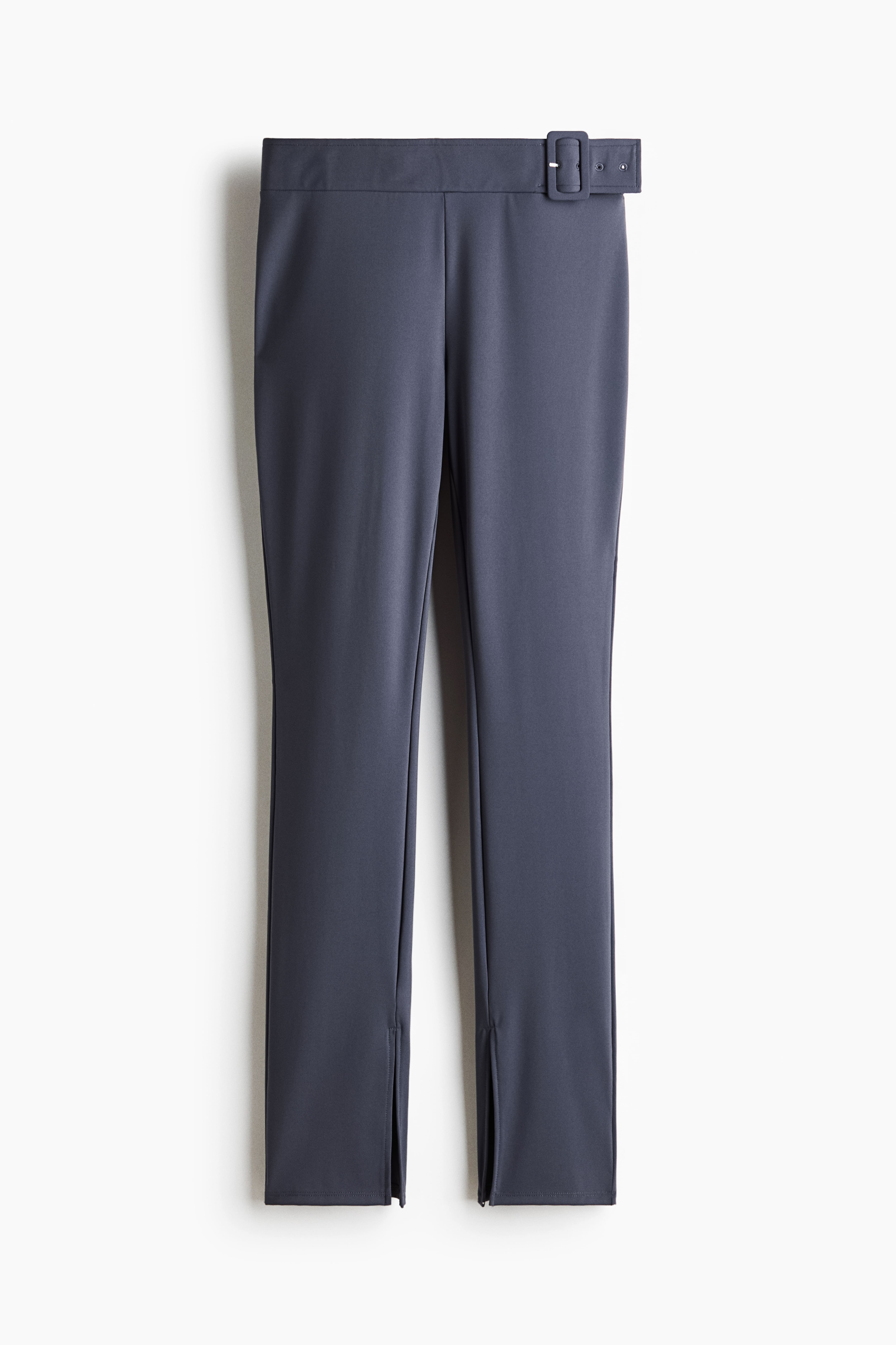 Pantalon en nylon avec détail de ceinture
