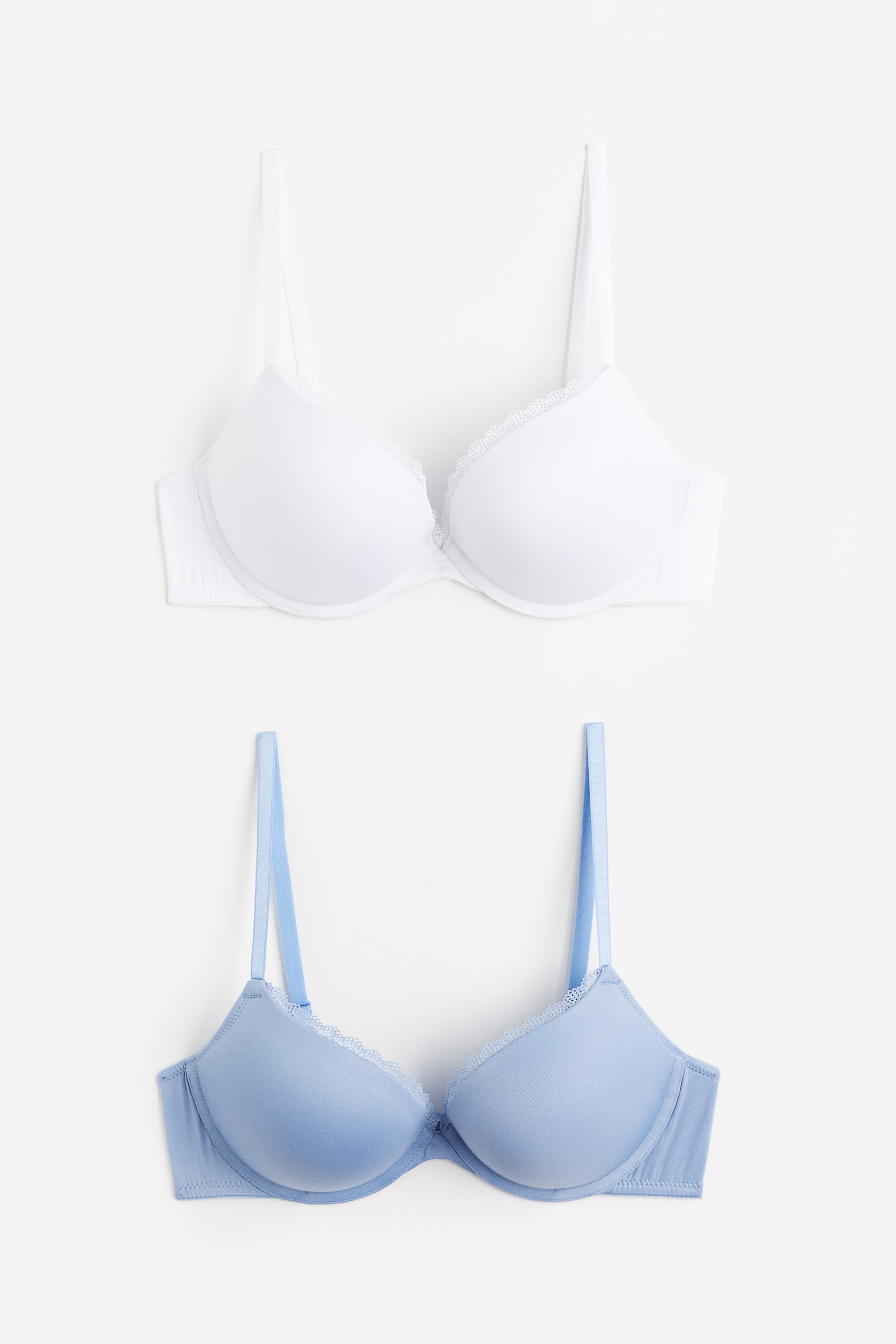 2-pack Jersey Super Push-up Bras