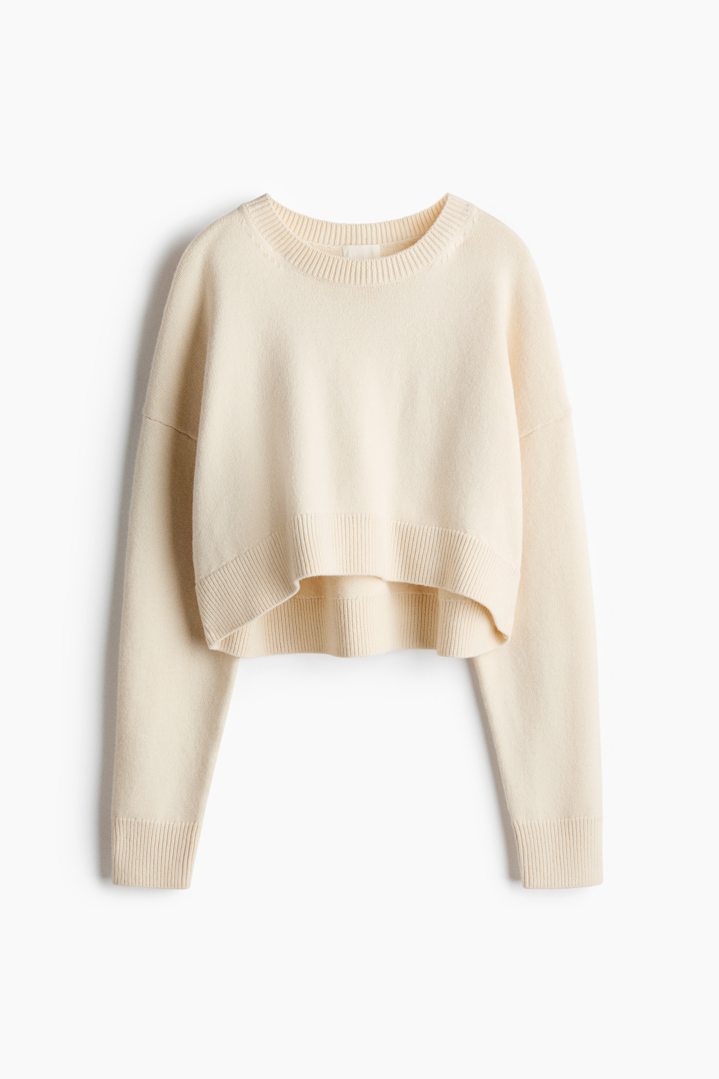Cropped Sweater - Cream