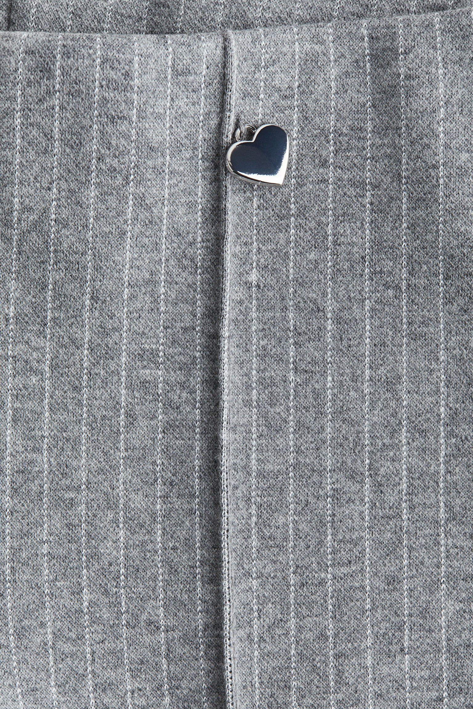 Ausgestellte Hose - Graumeliert/Nadelstreifen/Schwarz/Nadelstreifen - 2