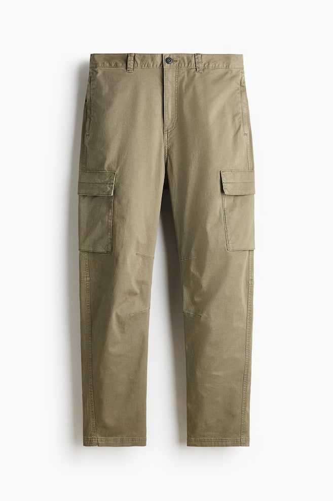 Regular-Fit Cargo Pants - Khaki green/Light beige/Black - 1