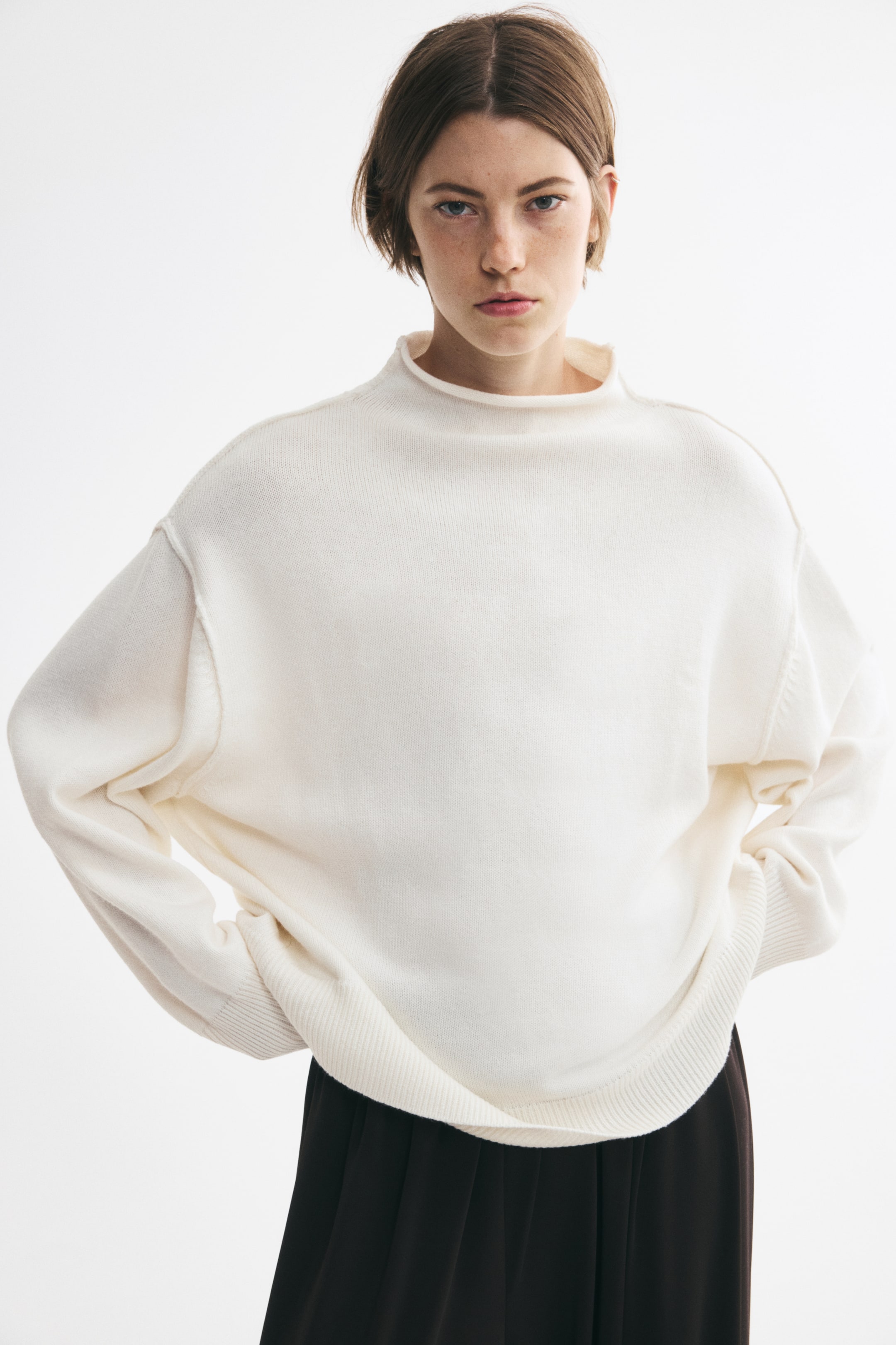 Oversized Wool-Blend Sweater