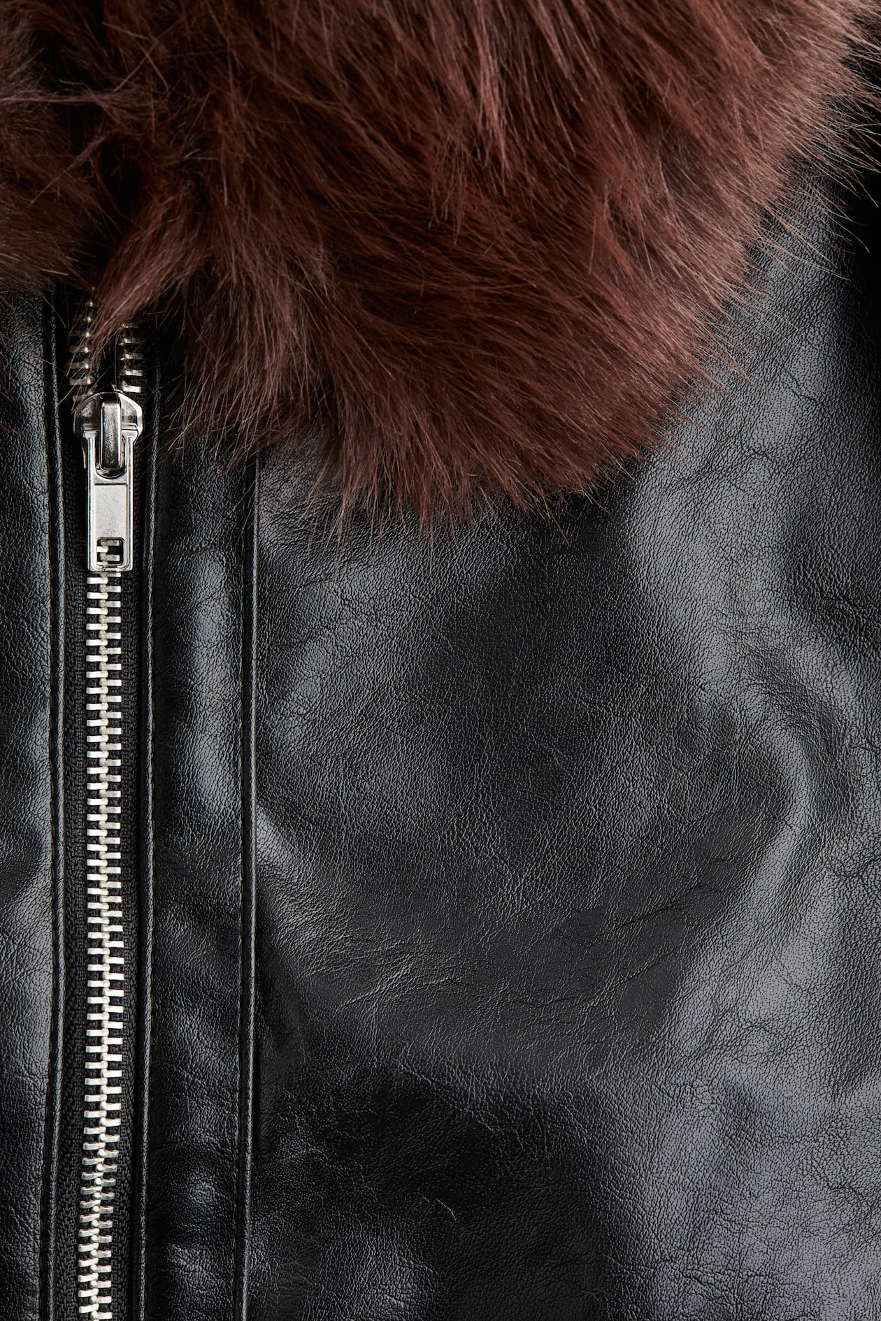 Jacket with Fluffy Collar - image 3