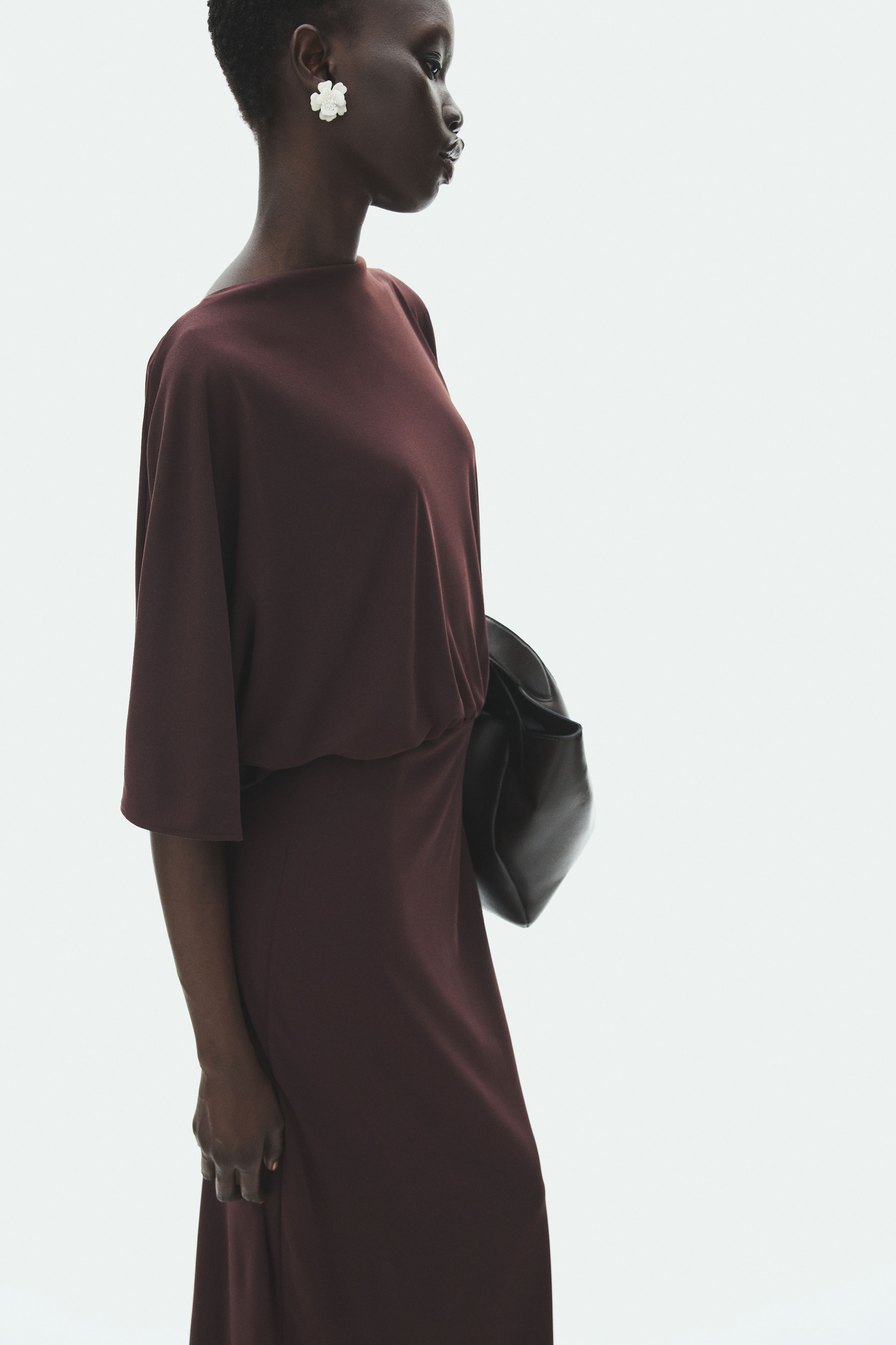 Robe en jersey à dos bénitier