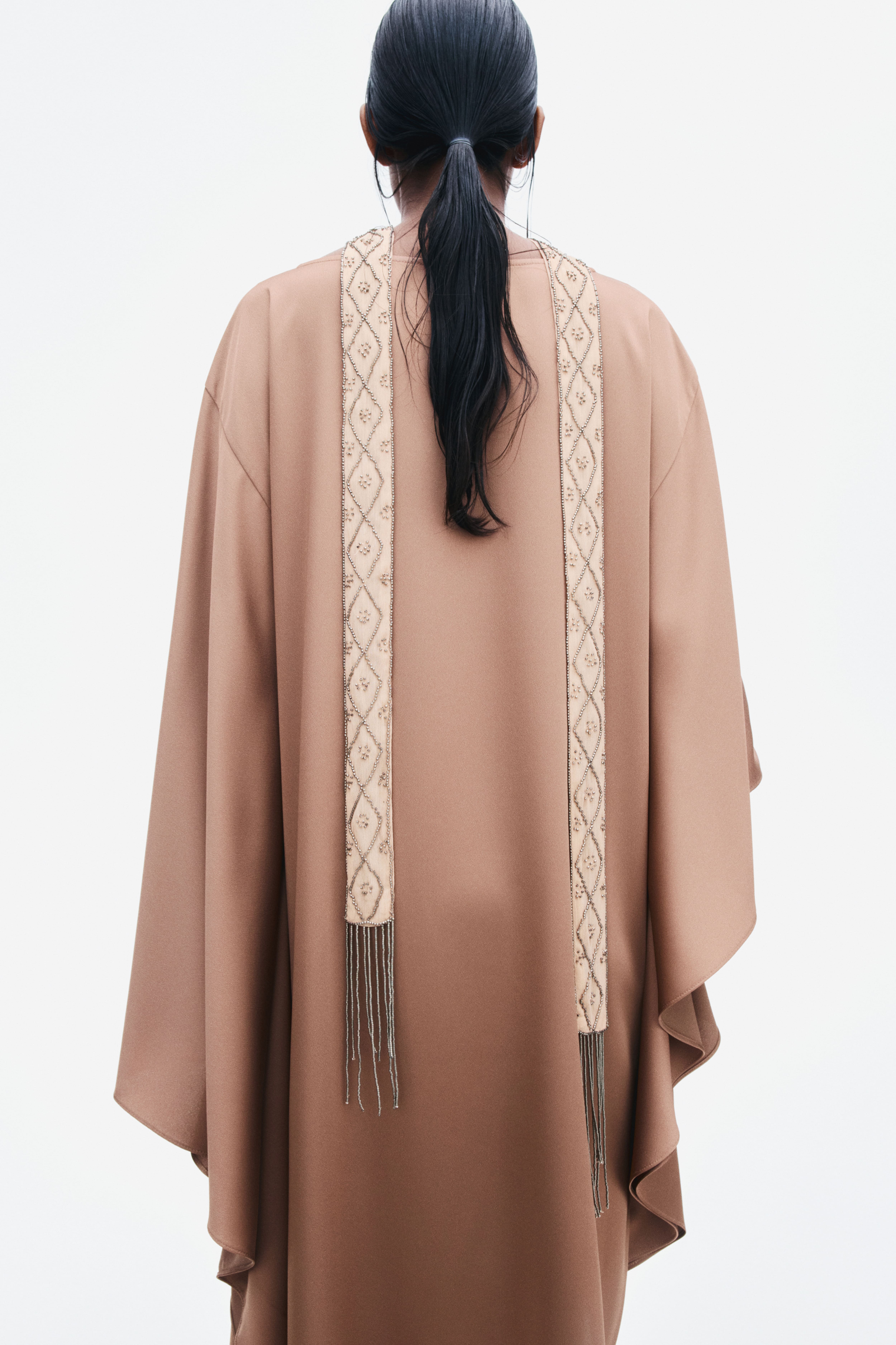 Embellished Chiffon Scarf