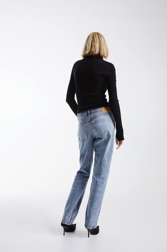 Straight Regular Jeans - Ljus denimblå/Svart/Denimblå/Mörkgrå/dc/dc - 6