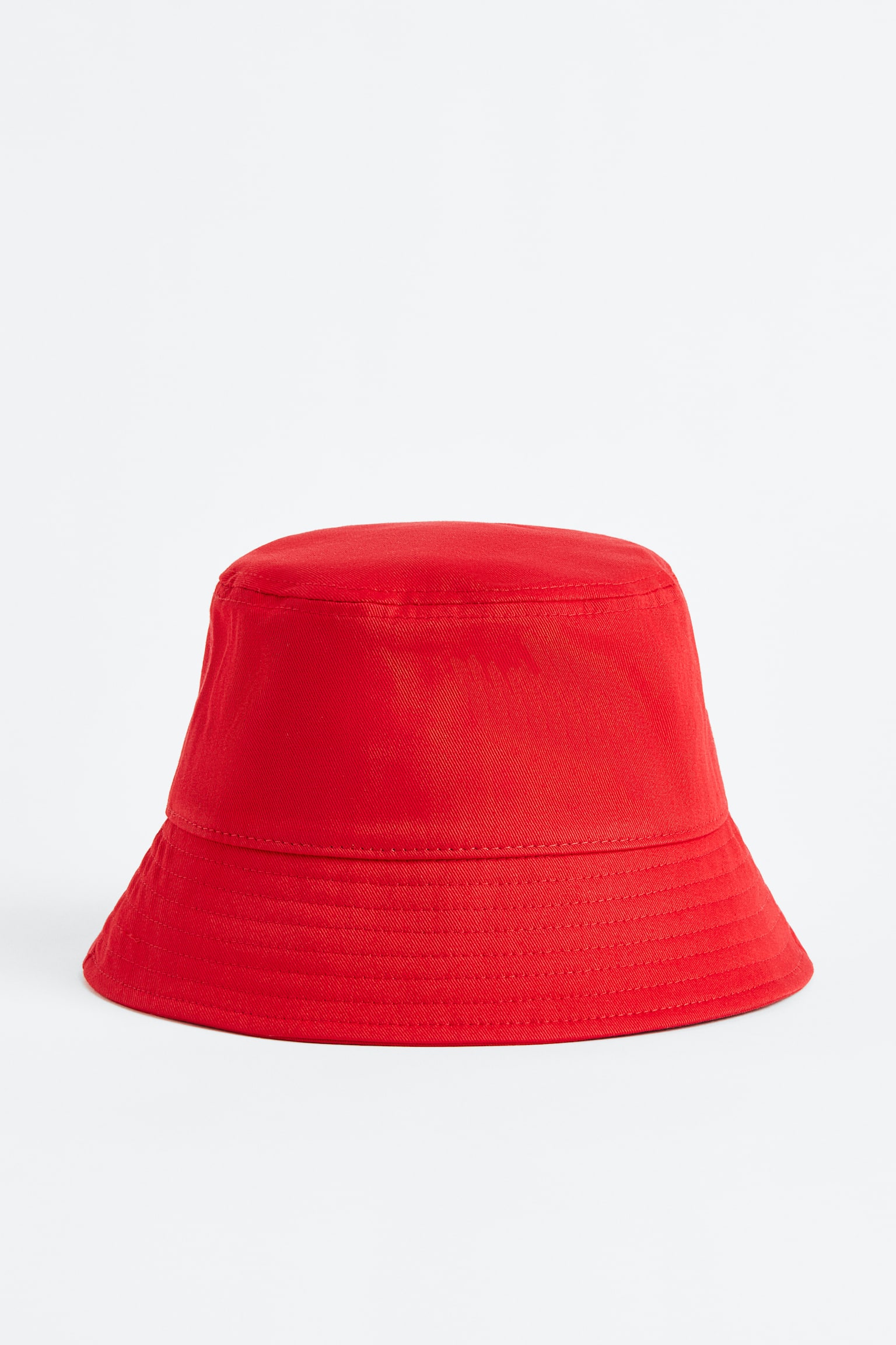 Cotton bucket hat - Red/Blue - 1