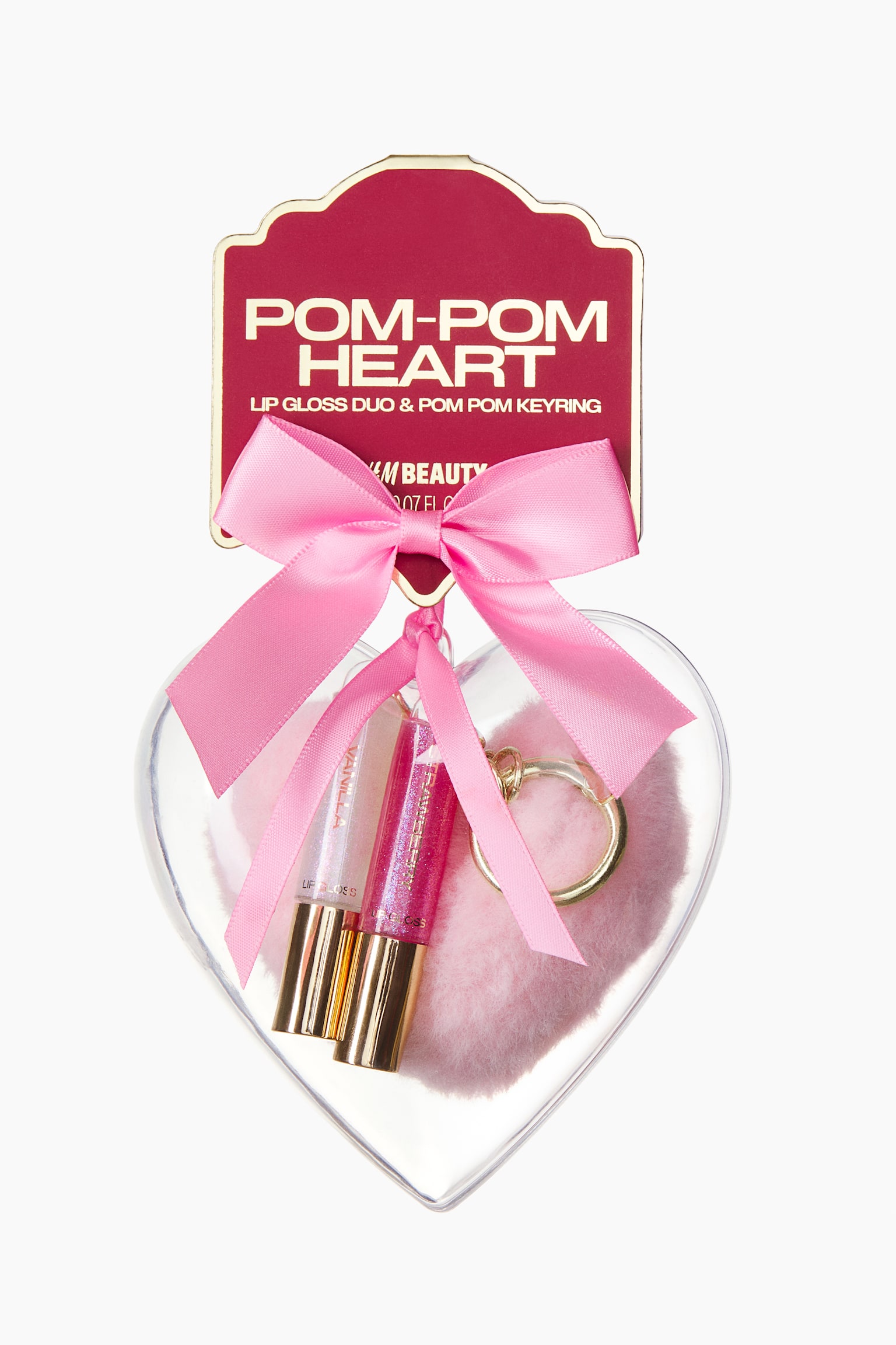 Женский брелок H&M Lip Gloss Charm в форме блеска для губ, цвет: Ванильный — фото 2