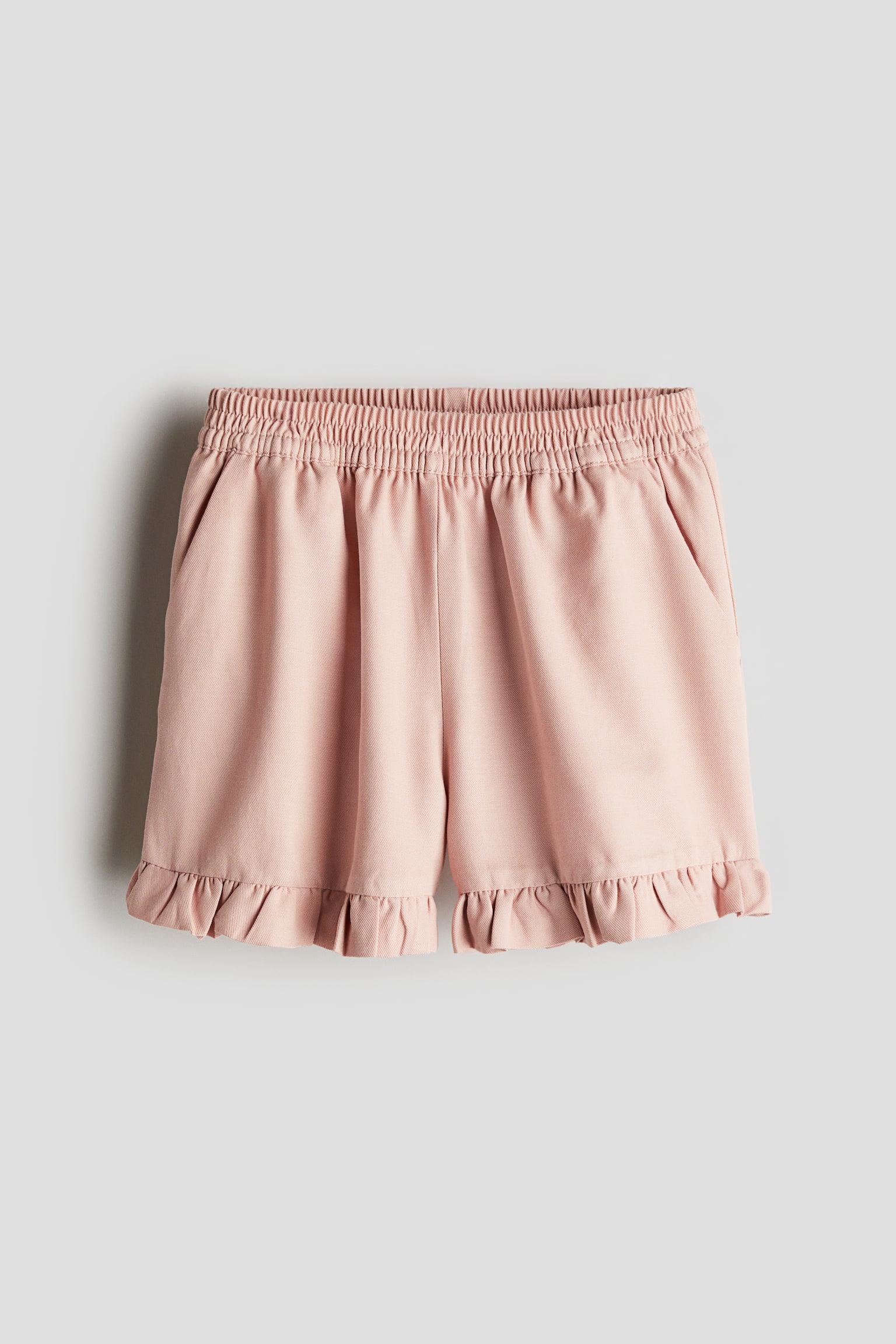 Frill-trimmed shorts - Pink/Pink/Dark grey - 1