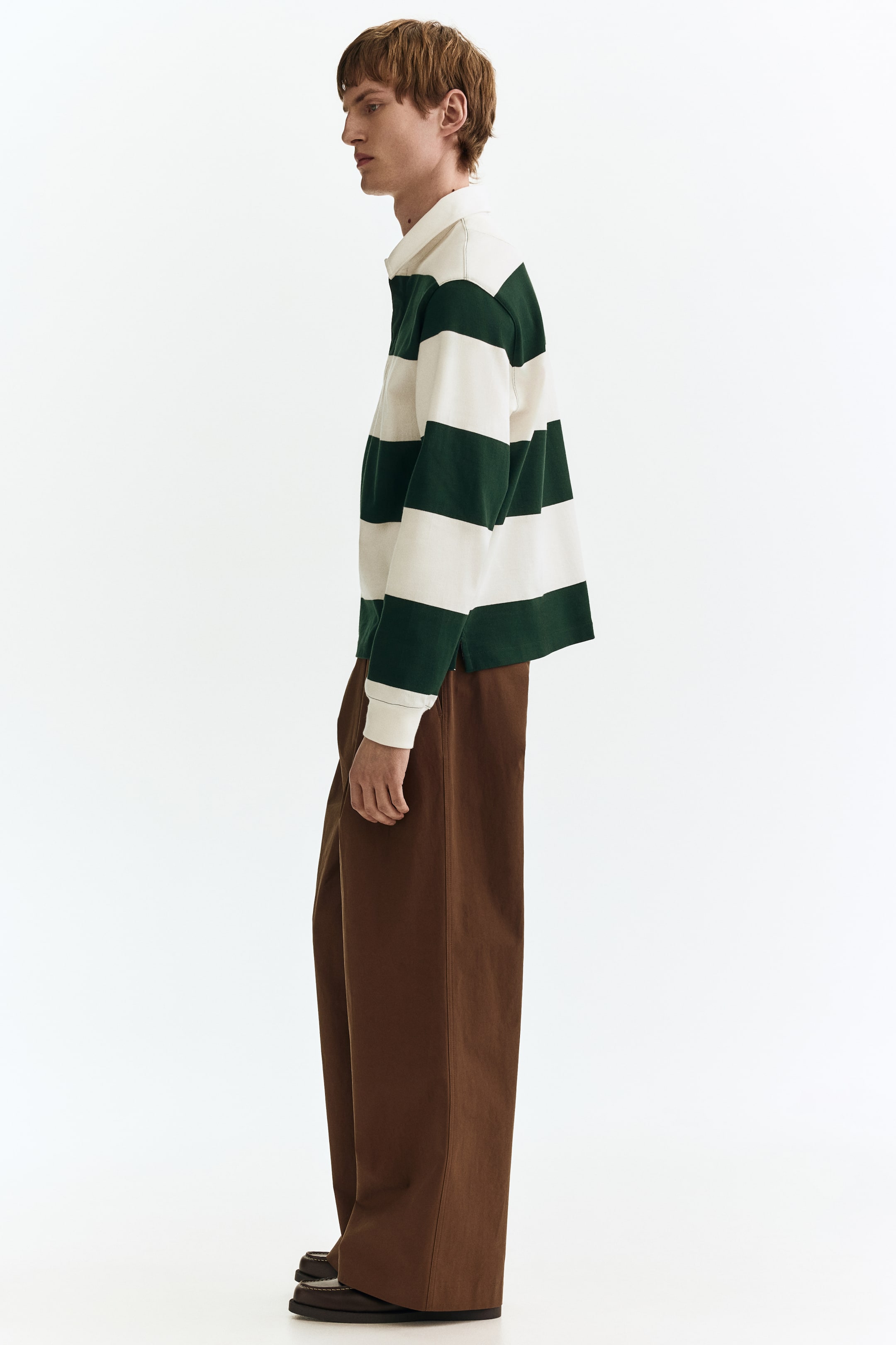 Мужские брюки H&M Loose-Fit Tailored Pants — фото 5